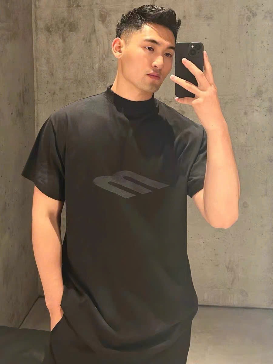 Áo Thun Balenciaga 3B Sport Icon (Black) [Mirror Quality]