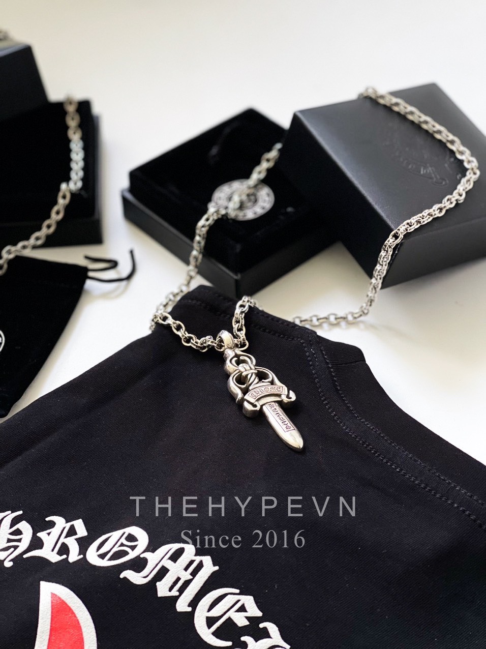 Vòng Cổ Chrome Hearts CH Dagger [Mirror Quality]