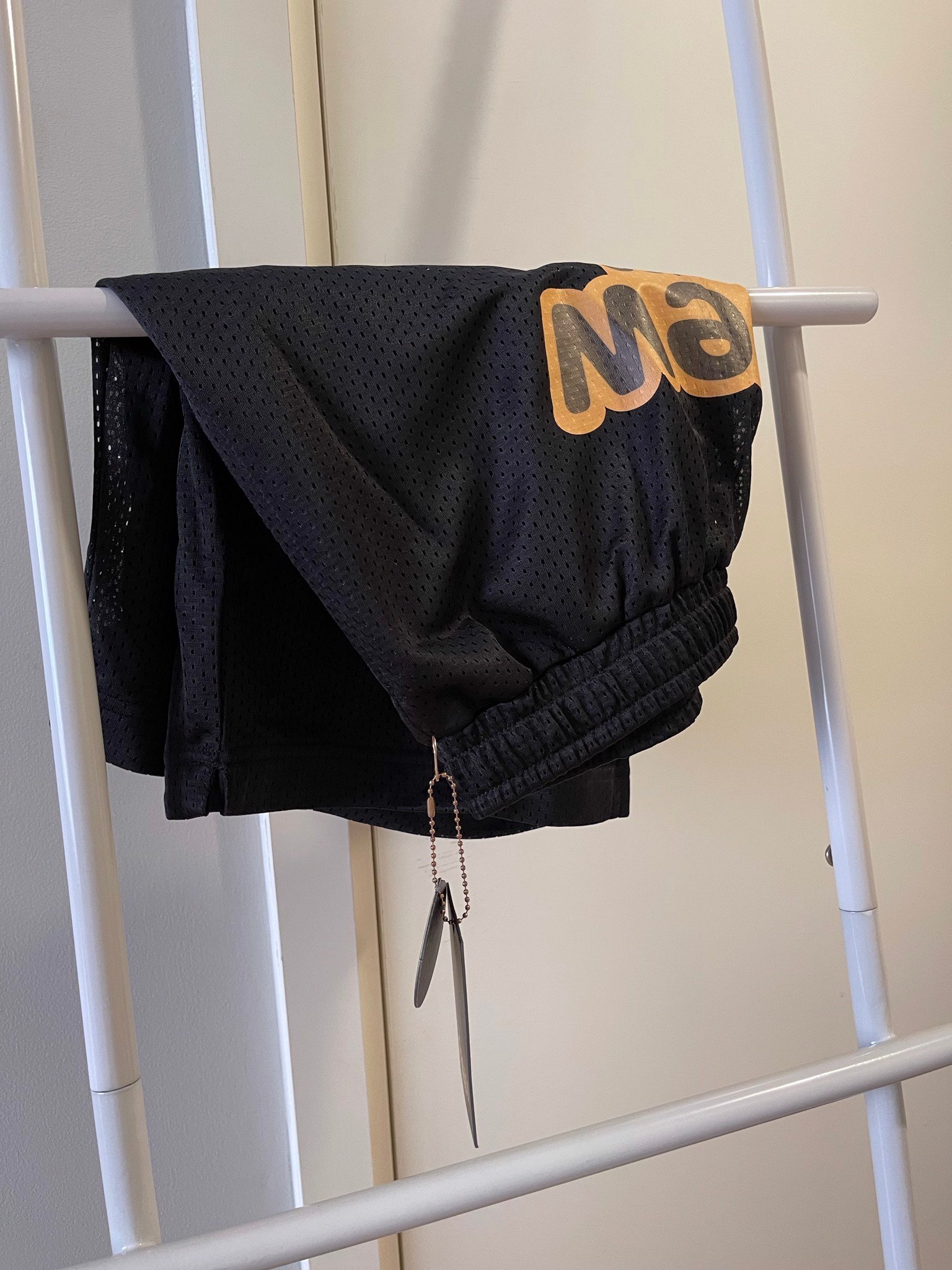 DREW SHORTS - Quần Shorts Drew Font Logo Mesh (Black) [Mirror Quality]