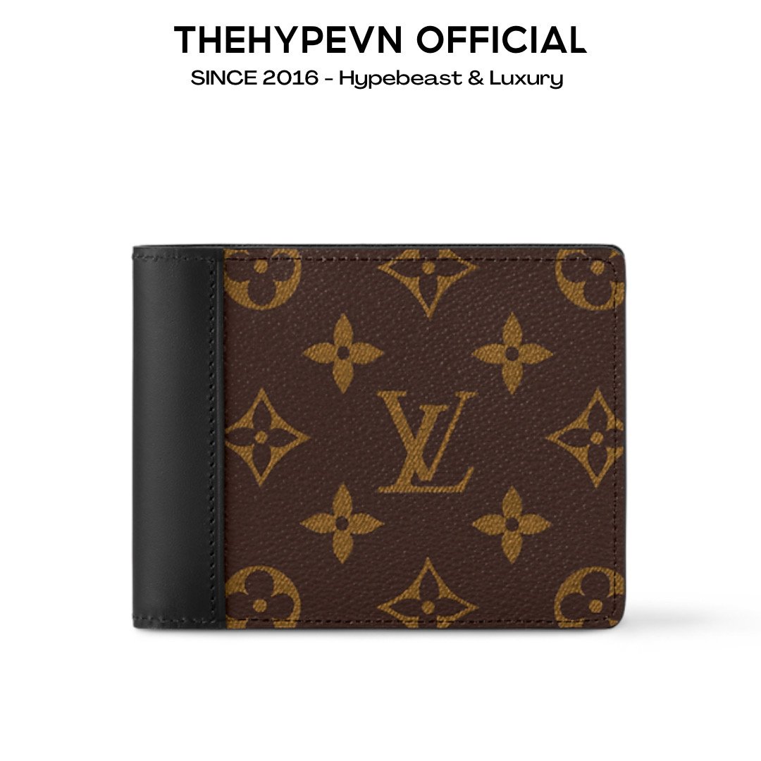 VÍ NGẮN LOUIS VUITTON MULTIPLE MACASSAR (BROWN)