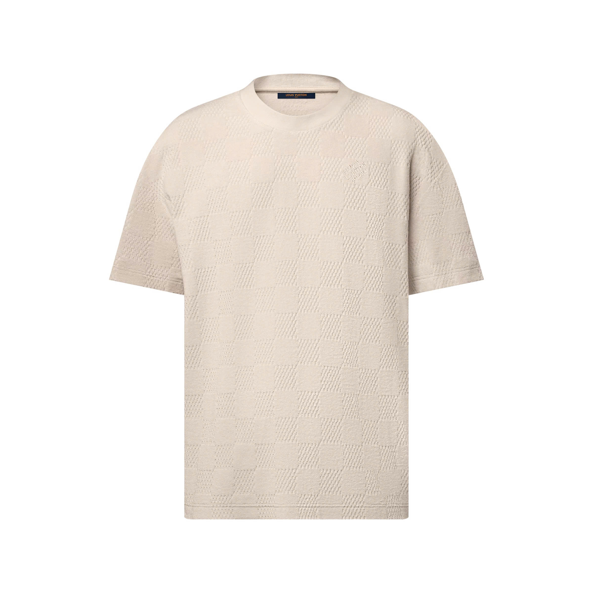 ÁO THUN LOUIS VUITTON DAMIER (BEIGE)