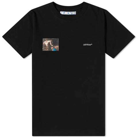 ÁO THUN OFF WHITE  CARAVAGGIO ANGLE (BLACK)