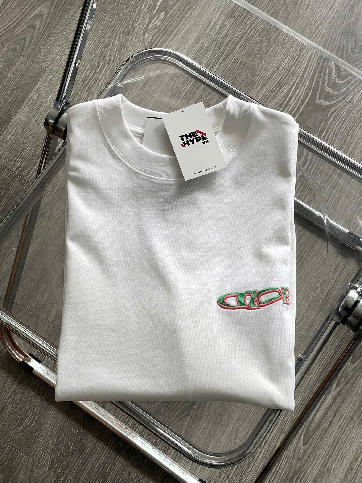 ÁO THUN DIOR LEWIS HAMILTON COTTON (WHITE)