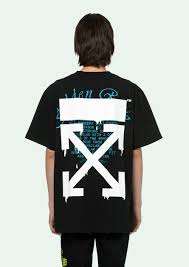 ÁO THUN OFF-WHITE DRIPPING ARROWS (BLACK)