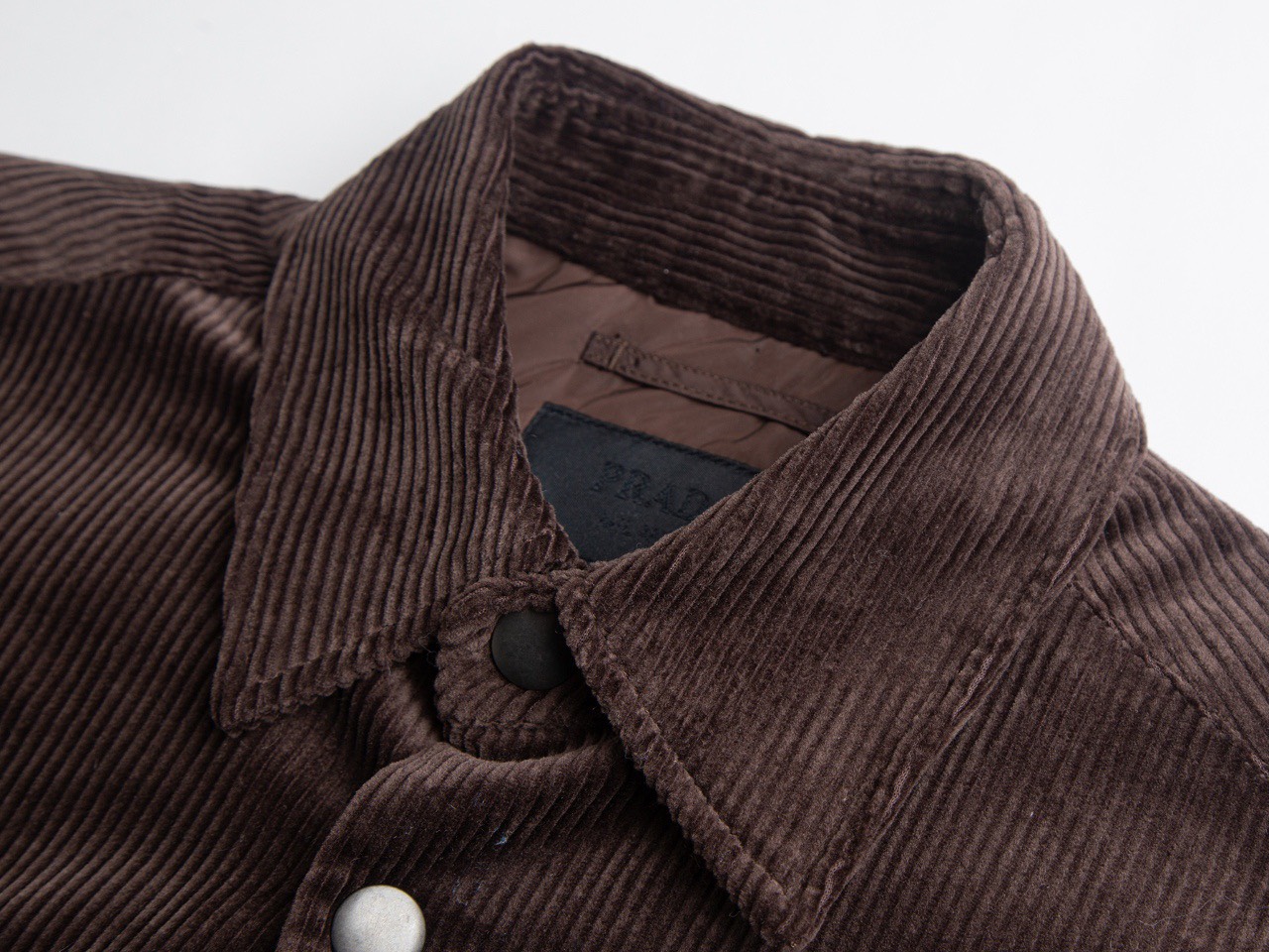 SƠ MI PRADA WOOL AND CASHMERE SHIRT (COCOA BROWN)