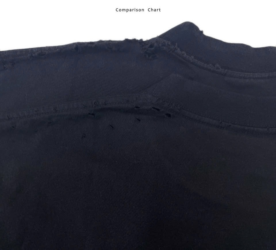 ÁO THUN BALENCIAGA BLCG LIBERTY DISTRESSED (BLACK)