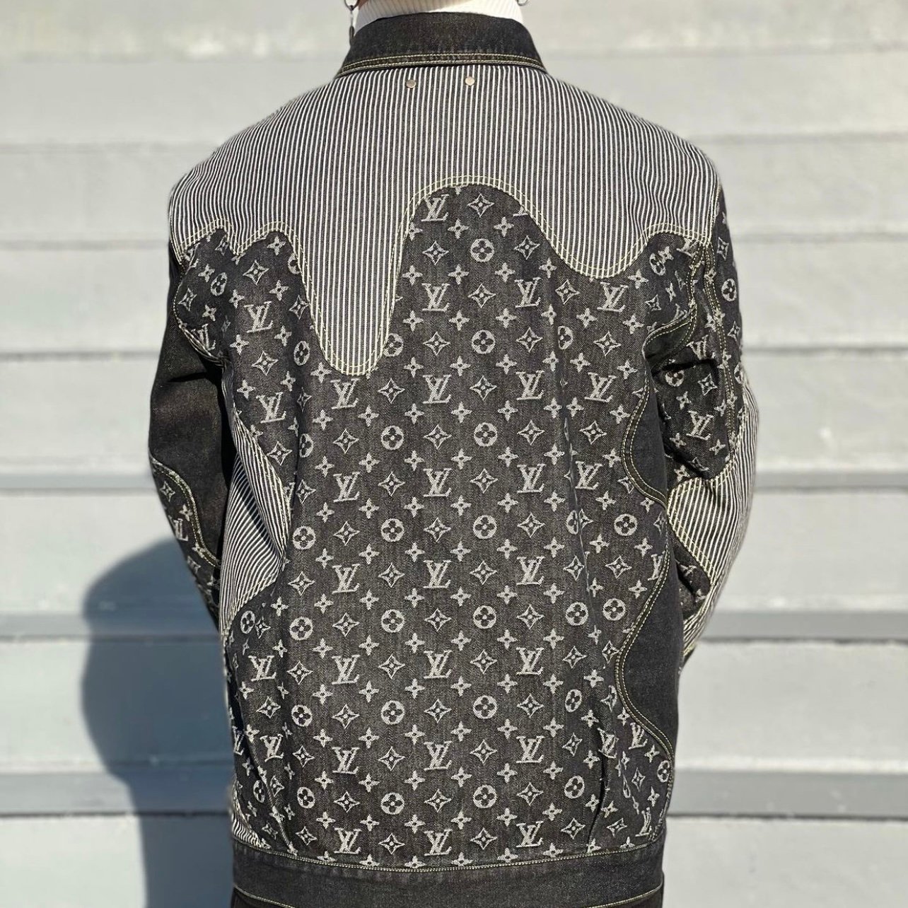 LOUIS VUITTON JACKET - Áo khoác LV Nigo Crazy Denim Monogram (Black) [Mirror Quality]