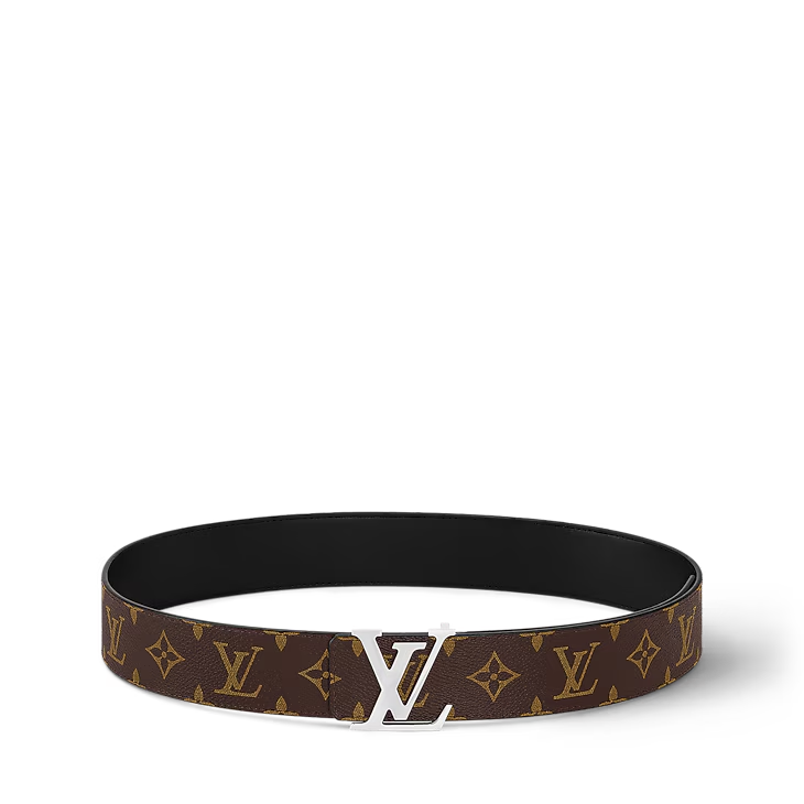 LOUIS VUITTON BELT Initiales Reversible Belt Monogram (Brown)