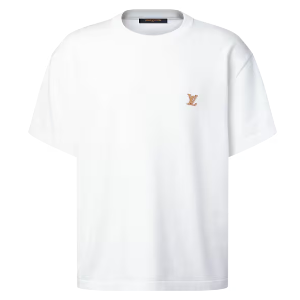 ÁO THUN LOUIS VUITTON SIGNATURE LOGO (WHILE)
