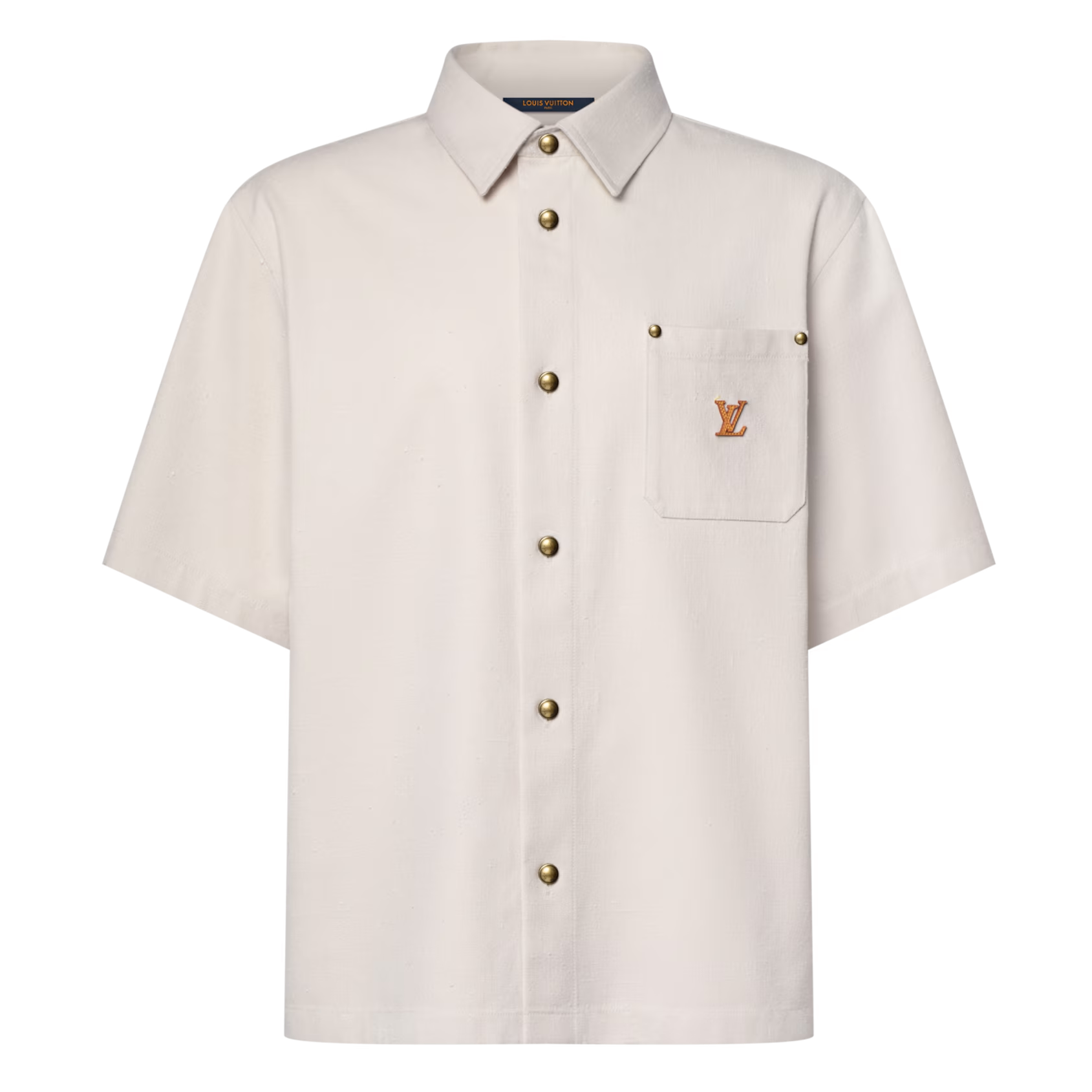ÁO SƠ MI LOUIS VUITTON SILK COTTON (BEIGE)