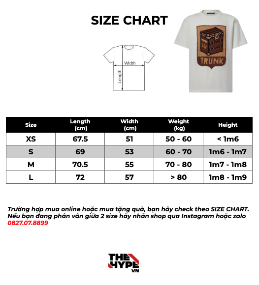 ÁO THUN LOUIS VUITTON TRUNK (WHITE)