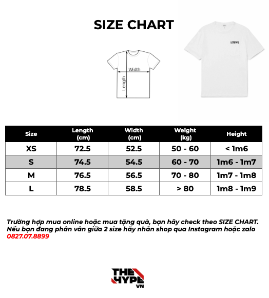 ÁO THUN LOEWE POCKET COTTON (WHITE)