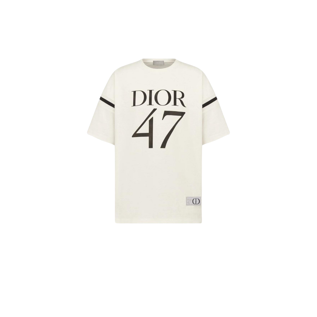 Áo Thun Dior 47 Label SS2024 (White) [Mirror Quality]