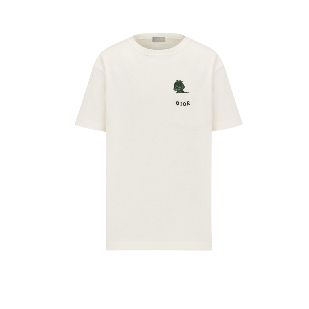 Áo Thun Dior Otani SS24 (White Slub) [Mirror Quality]