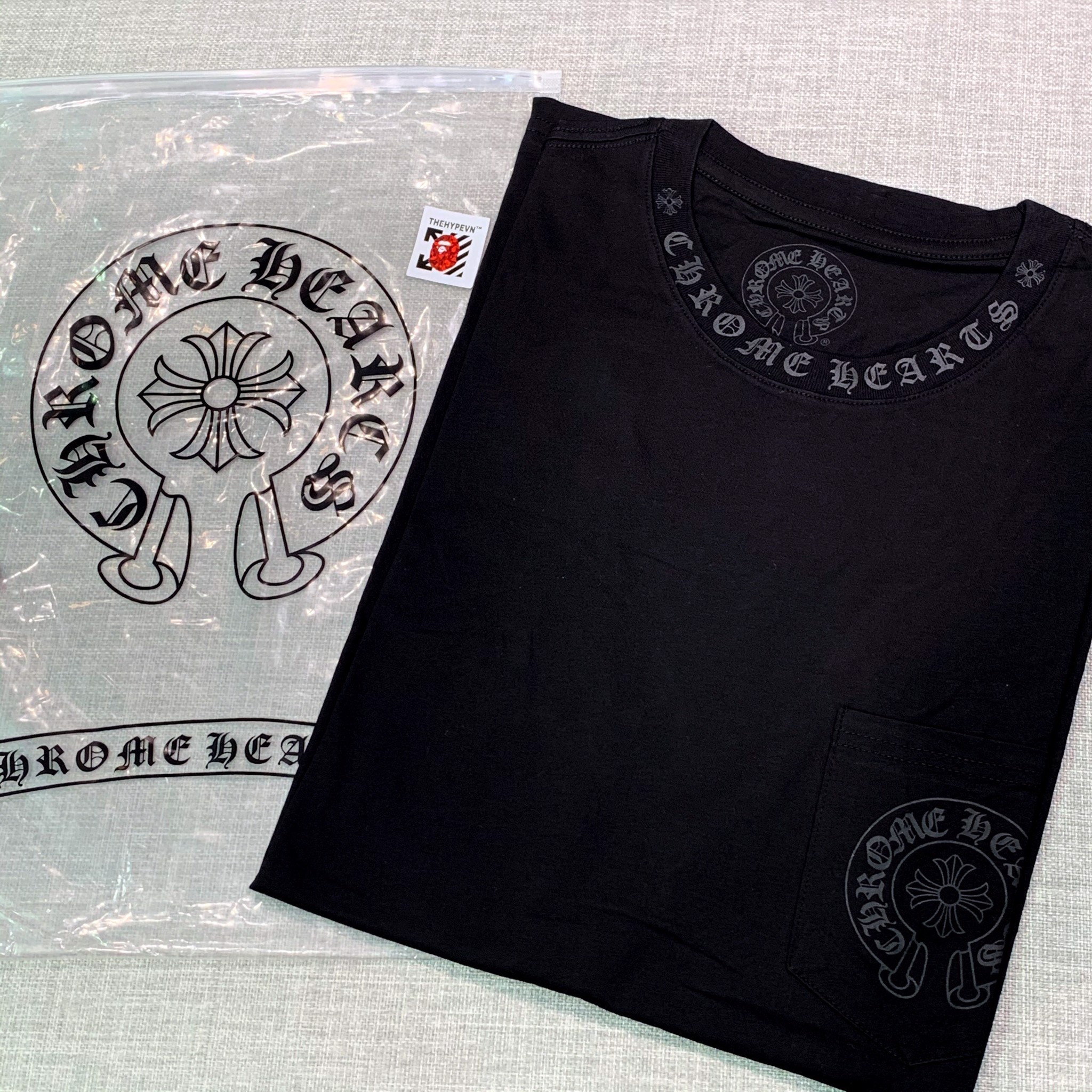 CH TEE- Áo Chrome Hearts Gradient (orange) [Mirror Quality]