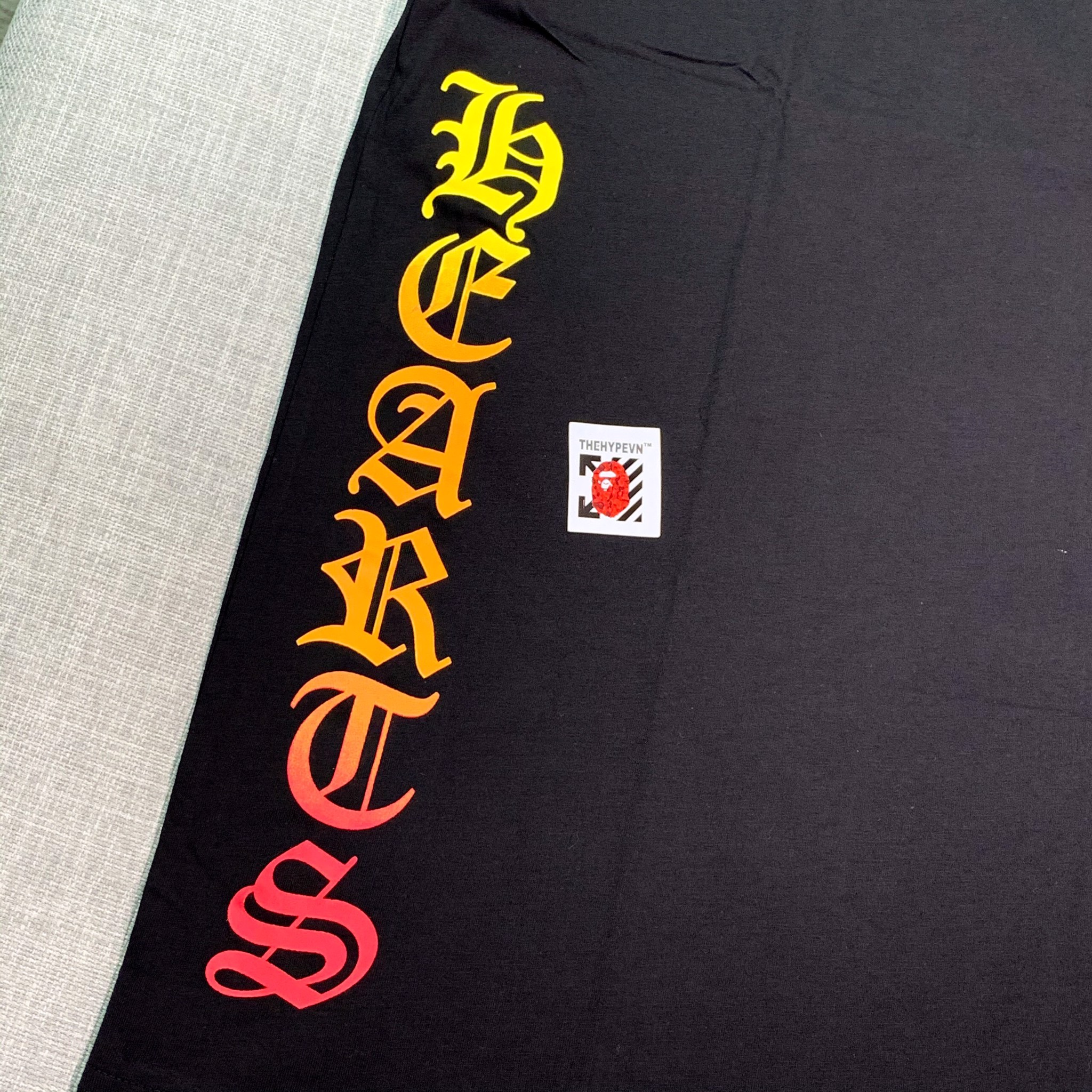 CH TEE- Áo Chrome Hearts Gradient (orange) [Mirror Quality]