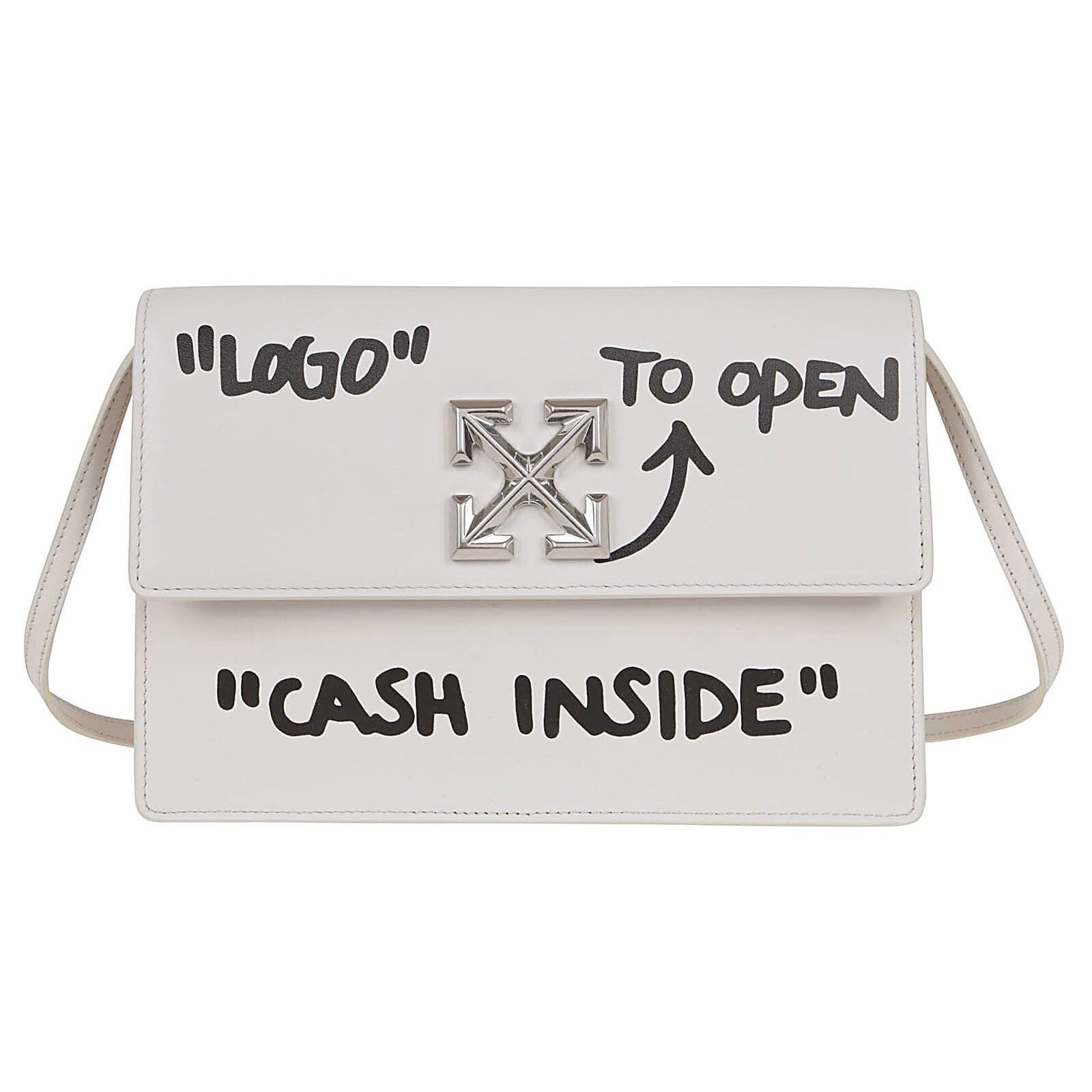 OFF-WHITE BAG - Túi Off White Cash Inside Size 1.0 (White) [Mirror Quality]