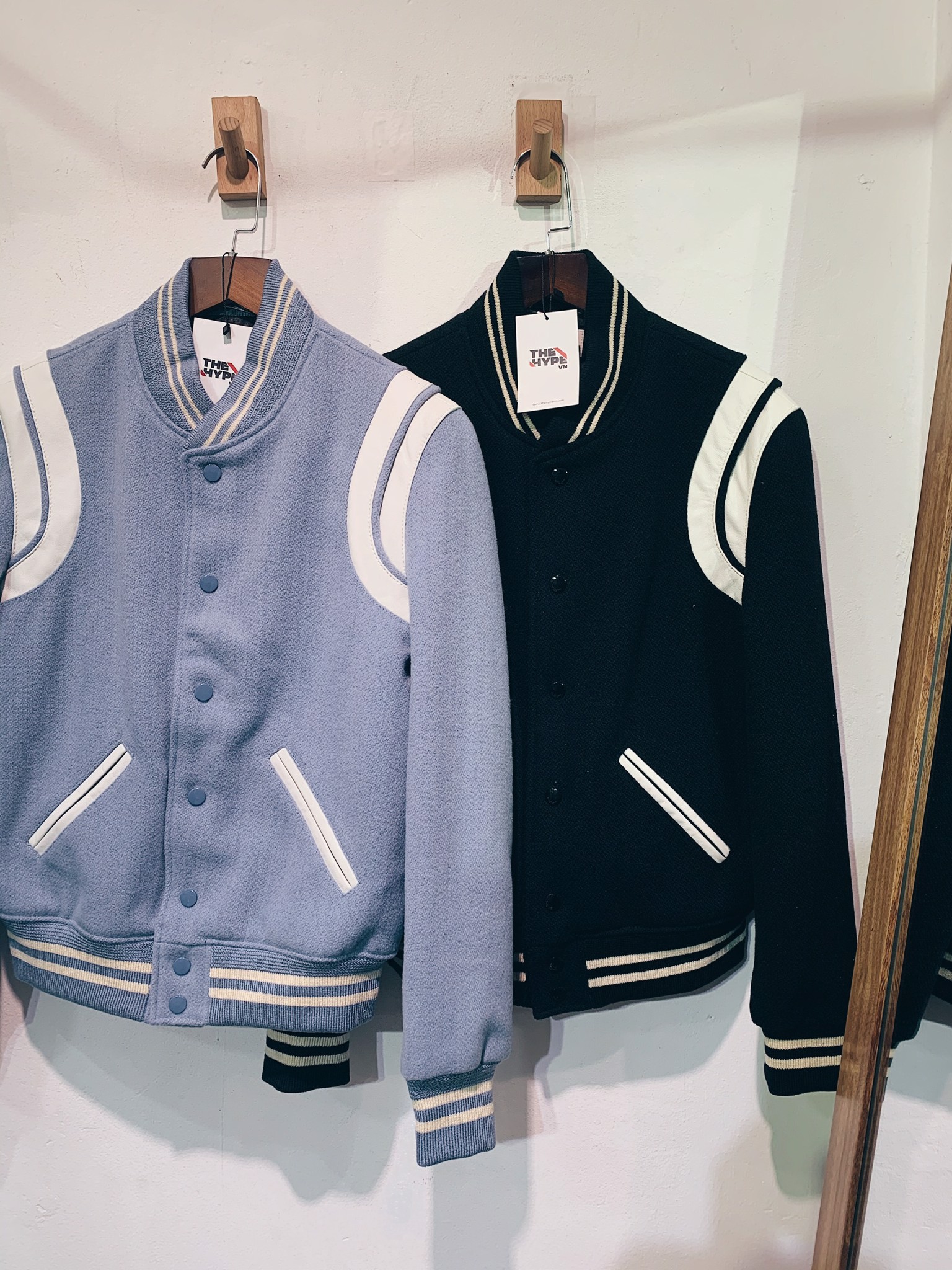 SAINT LAURENT JACKET - Áo khoác SLP Teddy (Baby Blue) [Mirror Quality]