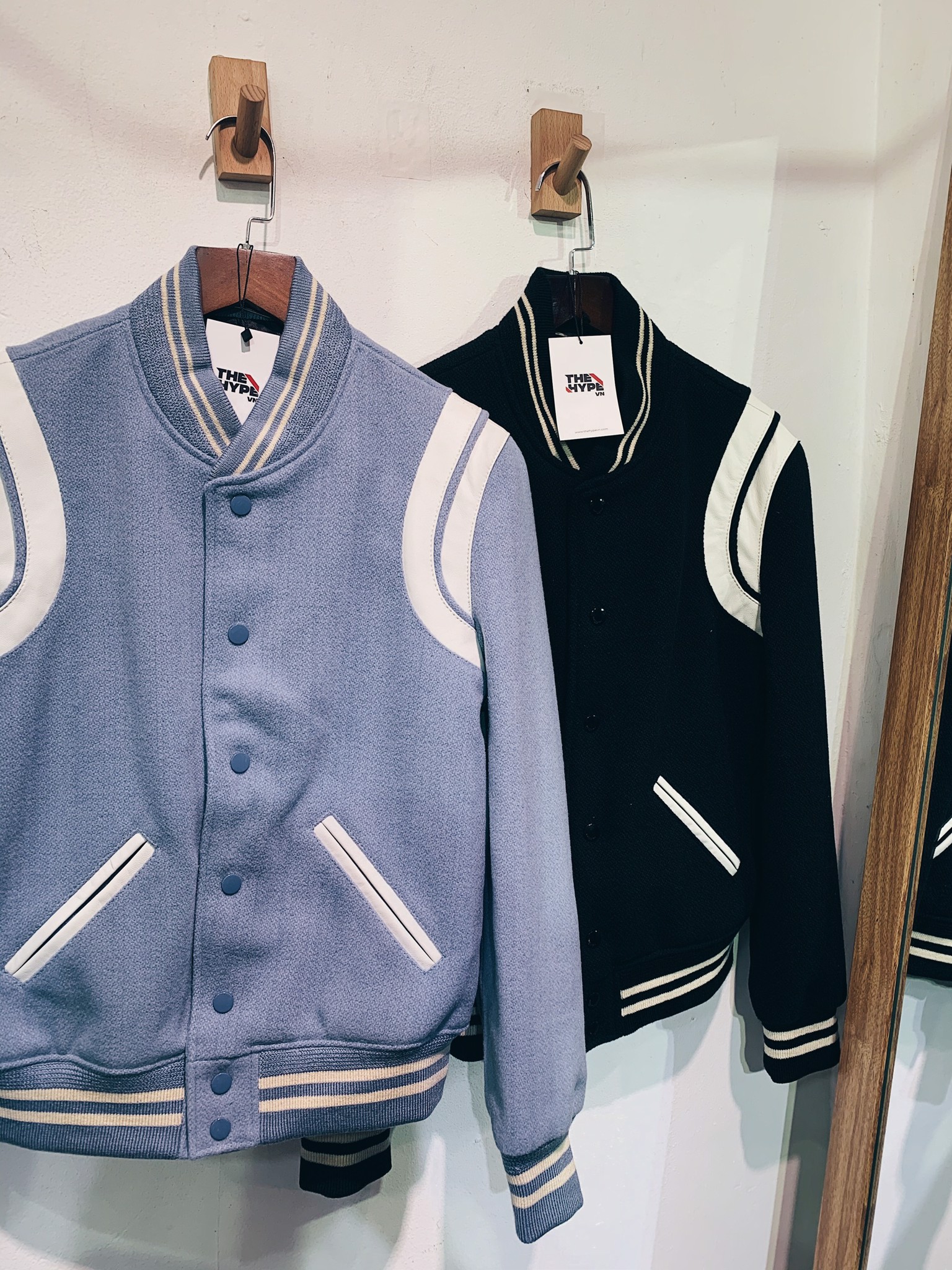 SAINT LAURENT JACKET - Áo khoác SLP Teddy (Baby Blue) [Mirror Quality]