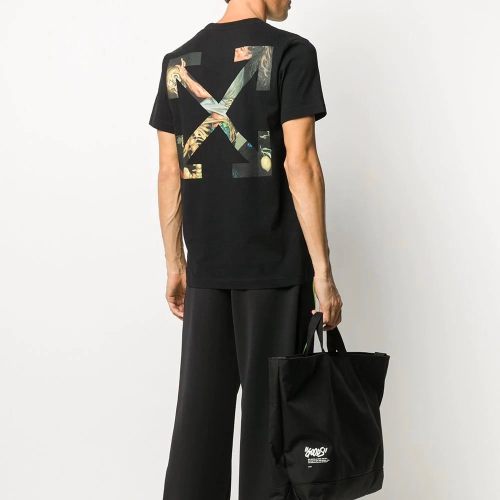 OFF-WHITE TEE - Áo Off-white Met Koningprint (black) [ Mirror Quaility