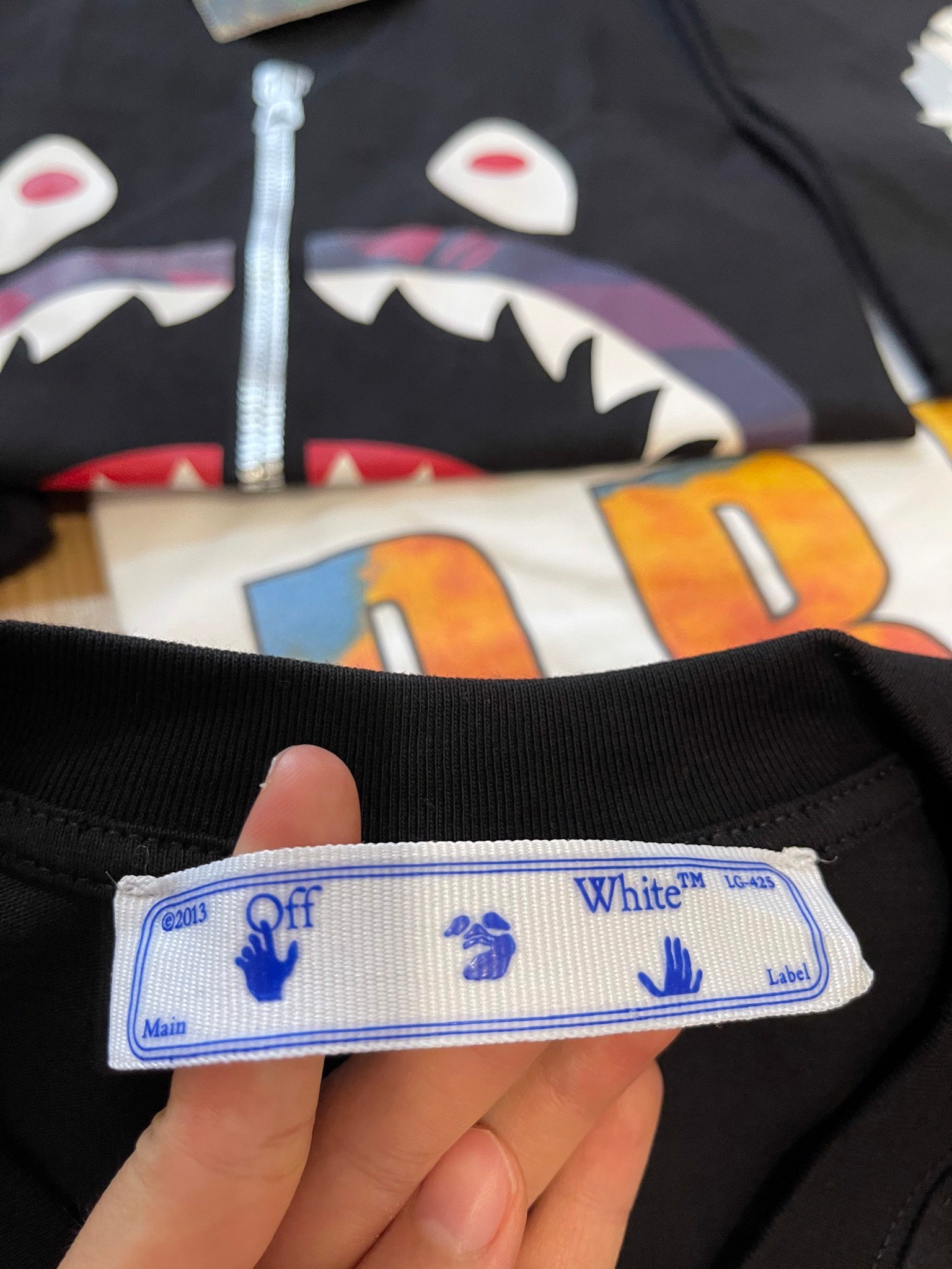 OFF-WHITE TEE - Áo Off-white Met Koningprint (black) [ Mirror Quaility