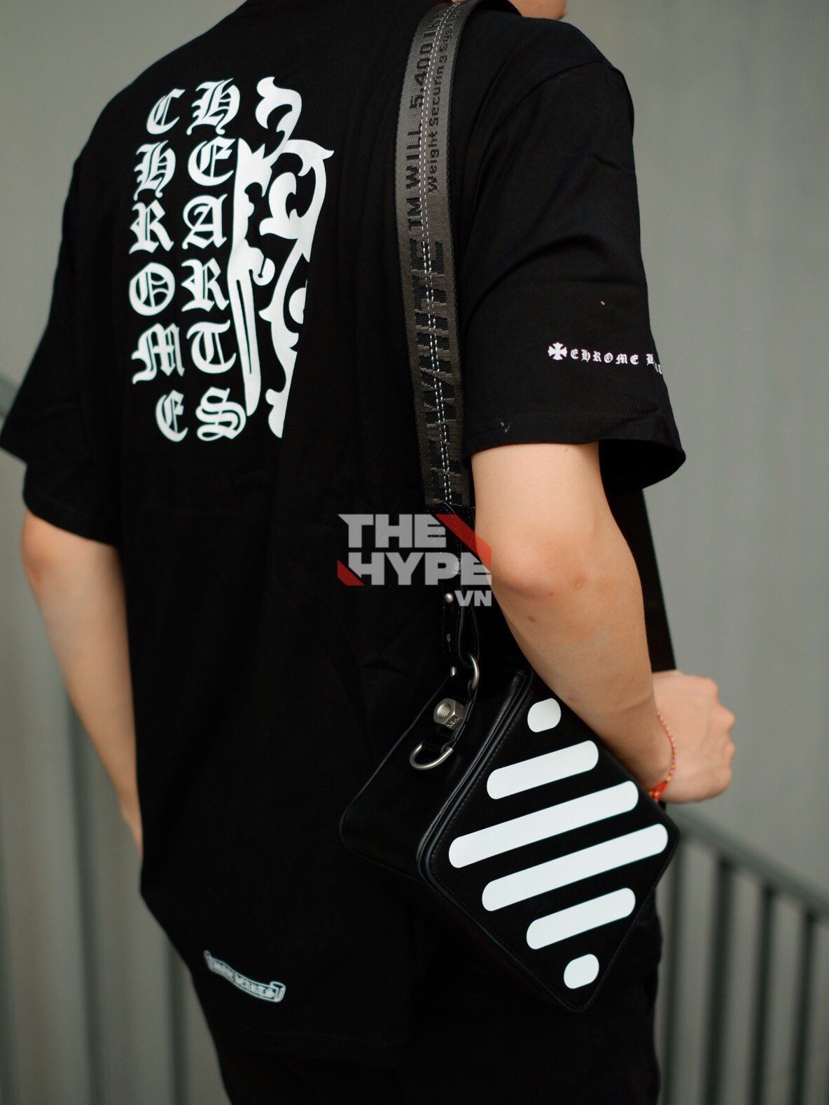 CH TEE- Áo Chrome Hearts Script Dagger (black) [Mirror Quality]