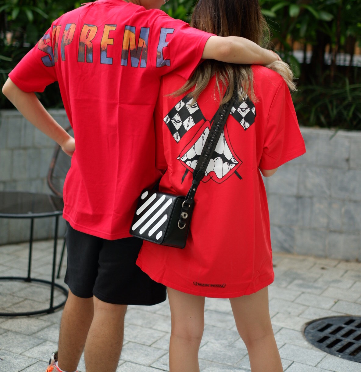 CHROME HEARTS TEE- Áo CH Matty Boy (Red) [Mirror Quality]