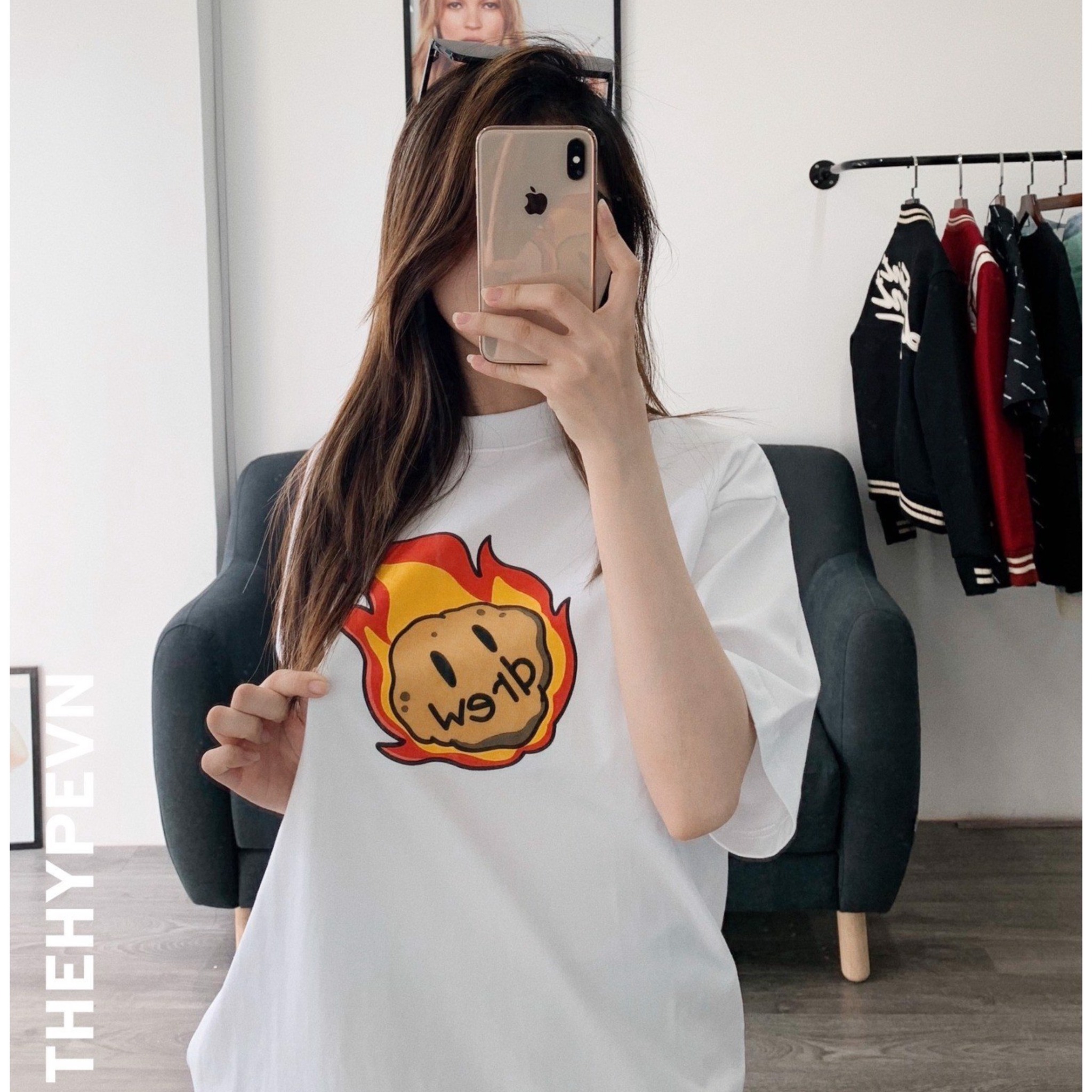 DREW TEE - Áo Drew Asteroid (White) [Mirror Quality]