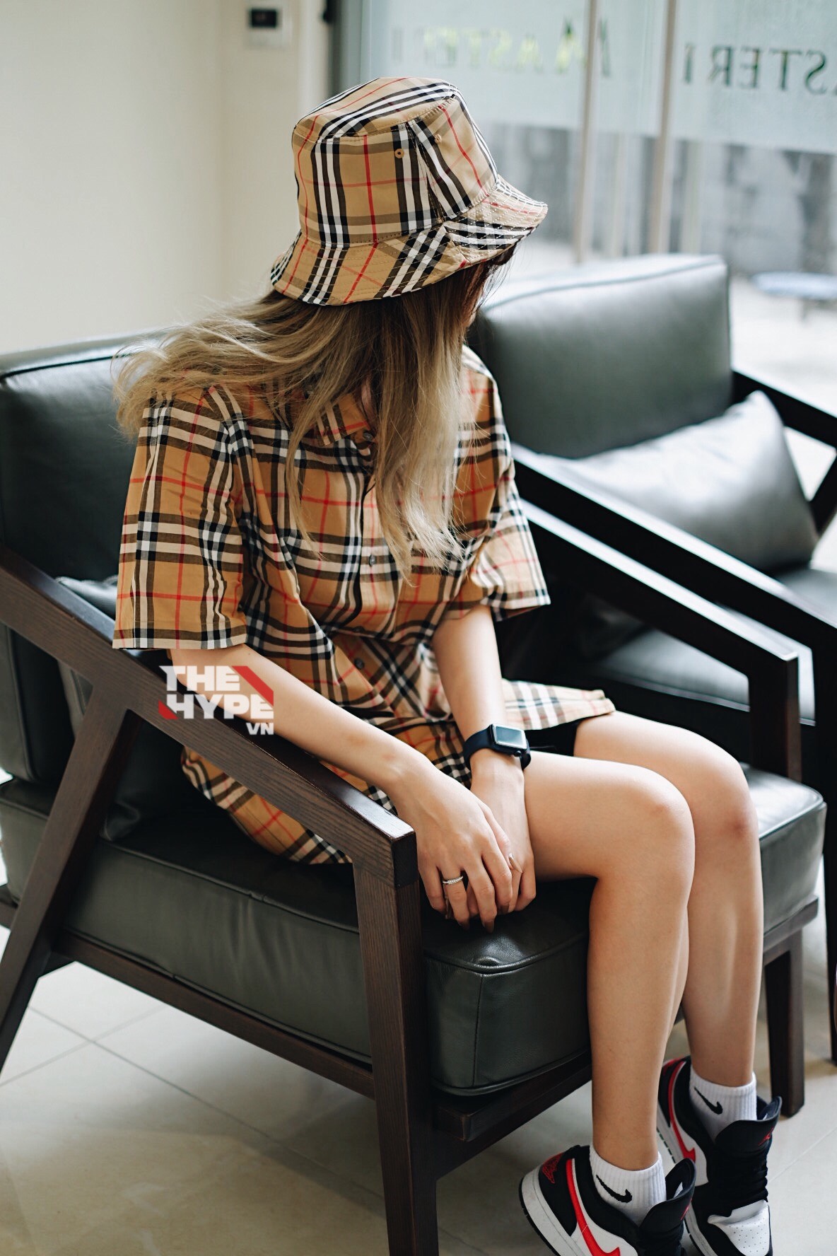 BURBERRY SHIRT - Áo Sơ mi tay ngắn BBR Beige Jameson [Mirror Quality]
