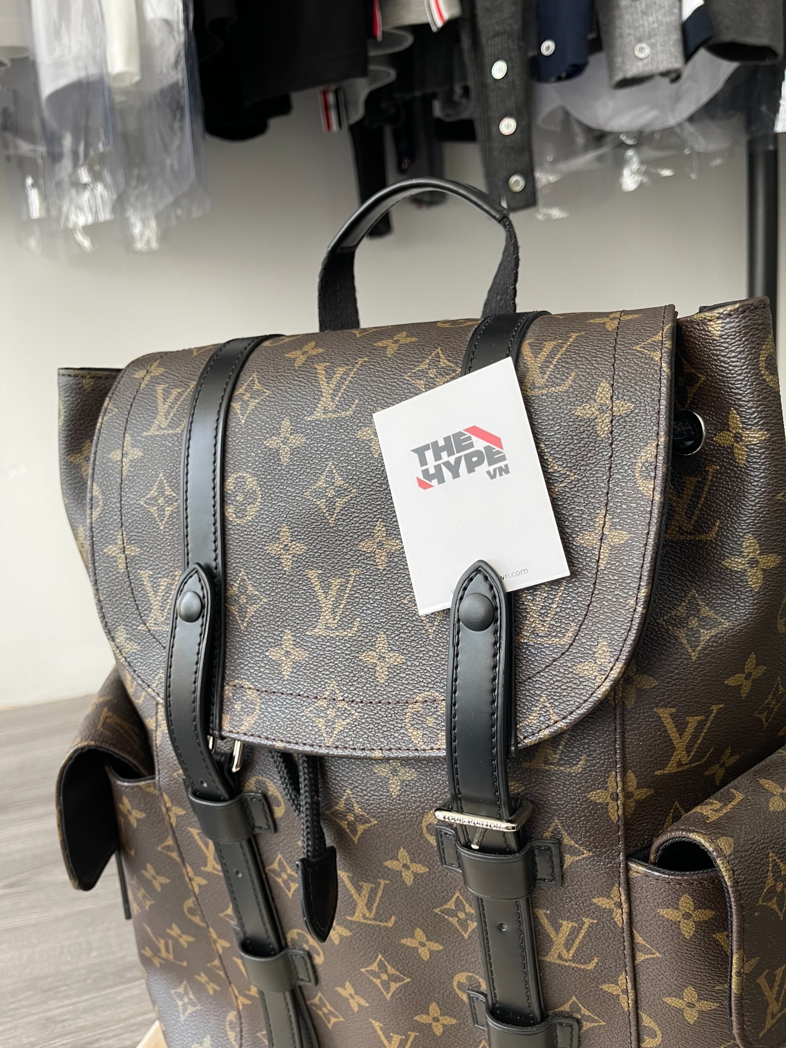 LOUIS VUITTON BACKPACK - Ba Lô Louis Vuitton Christopher Monogram (Brown) [Mirror Quality]