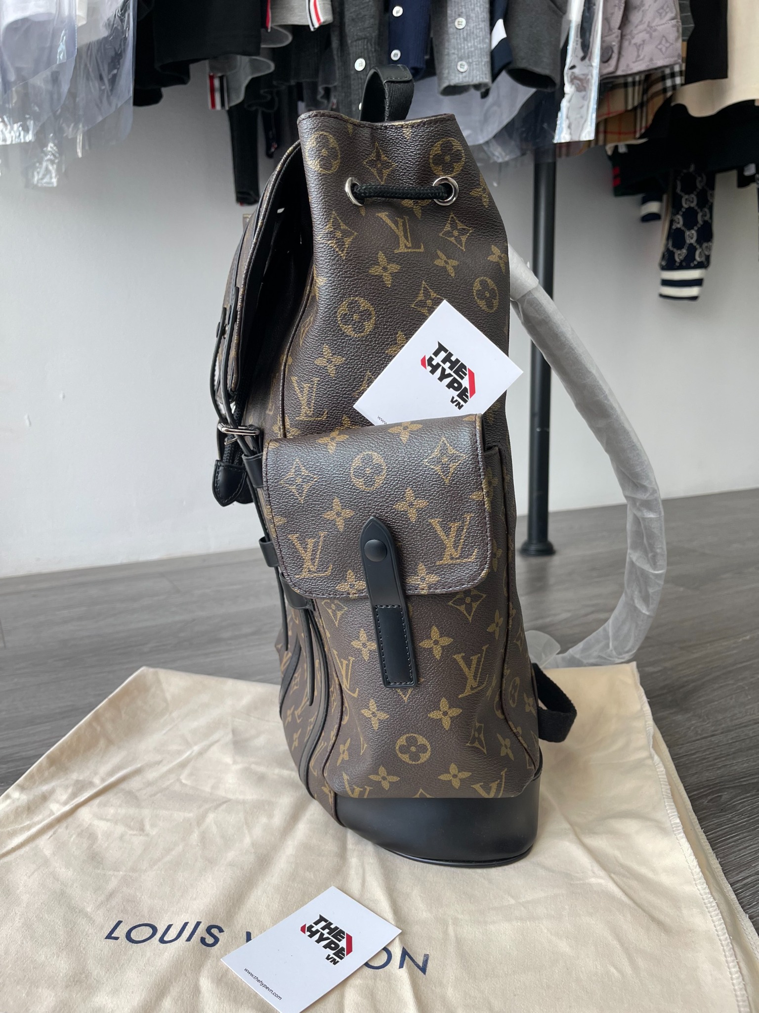 LOUIS VUITTON BACKPACK - Ba Lô Louis Vuitton Christopher Monogram (Brown) [Mirror Quality]
