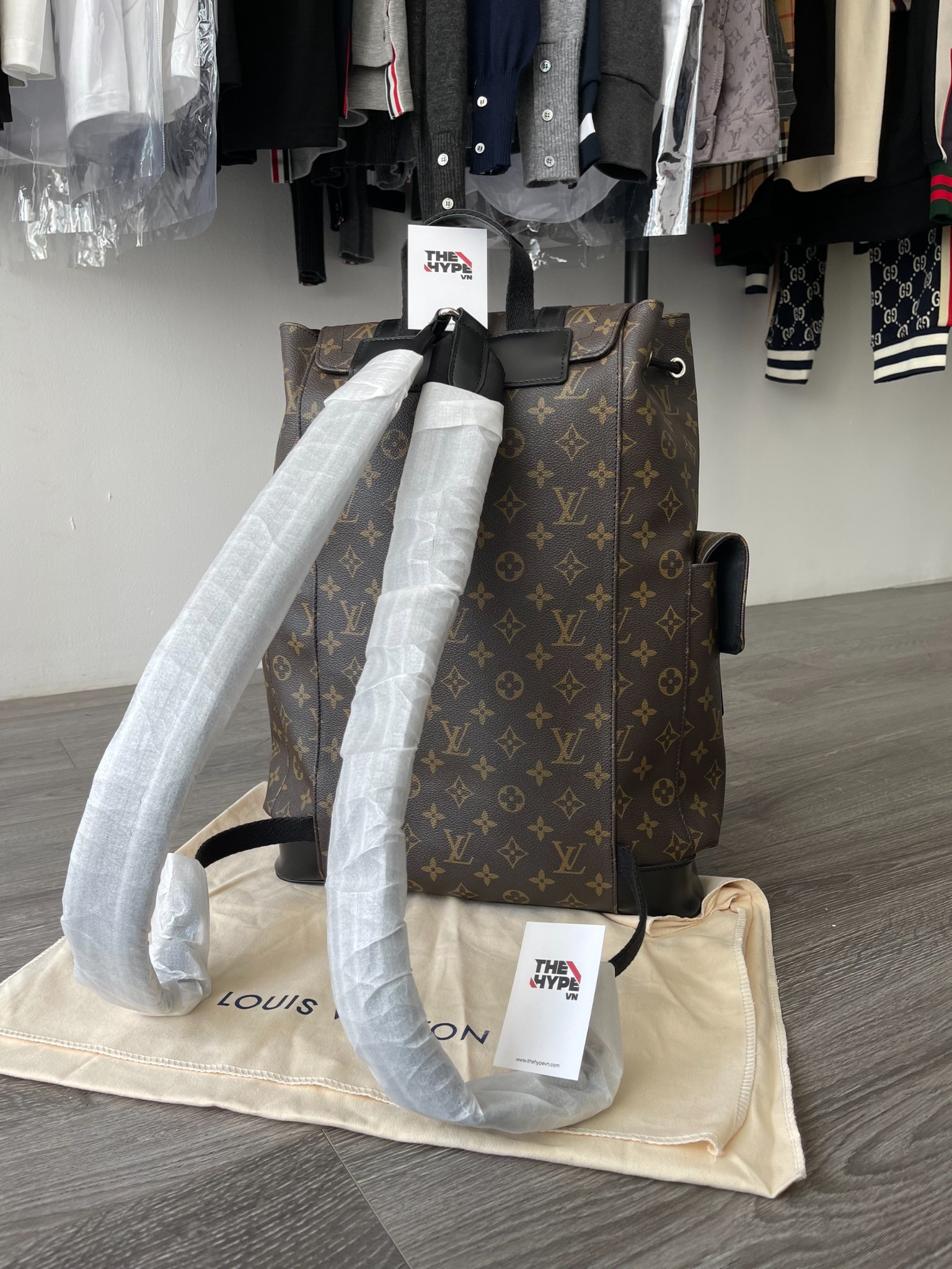 LOUIS VUITTON BACKPACK - Ba Lô Louis Vuitton Christopher Monogram (Brown) [Mirror Quality]
