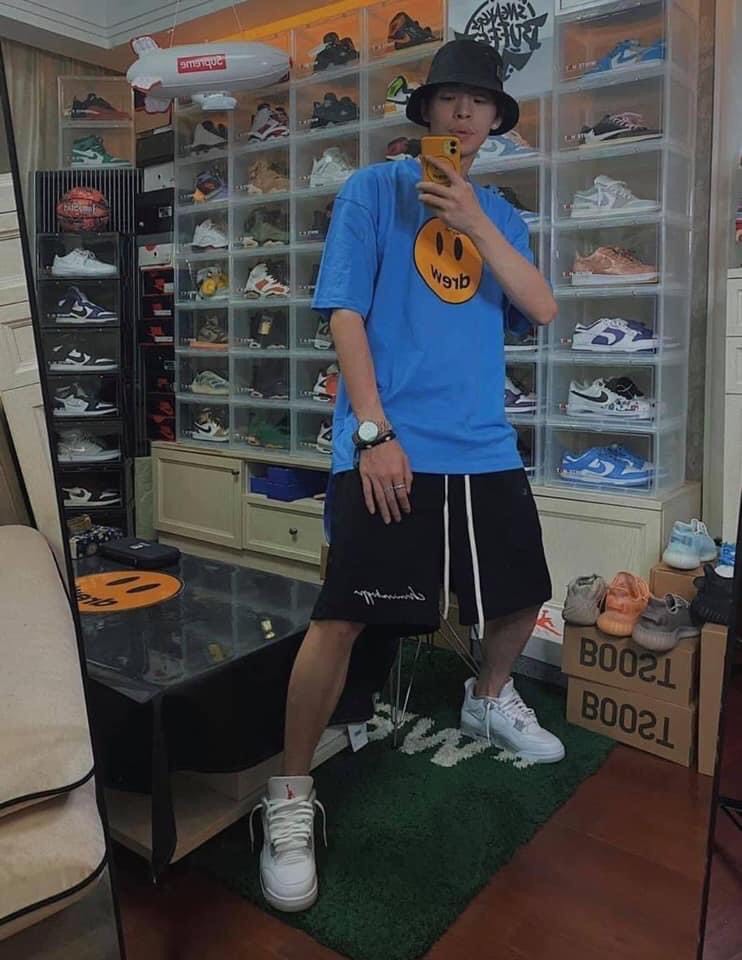 DREW TEE - Áo Drew House Mascot (Sky Blue) [Mirror Quality]