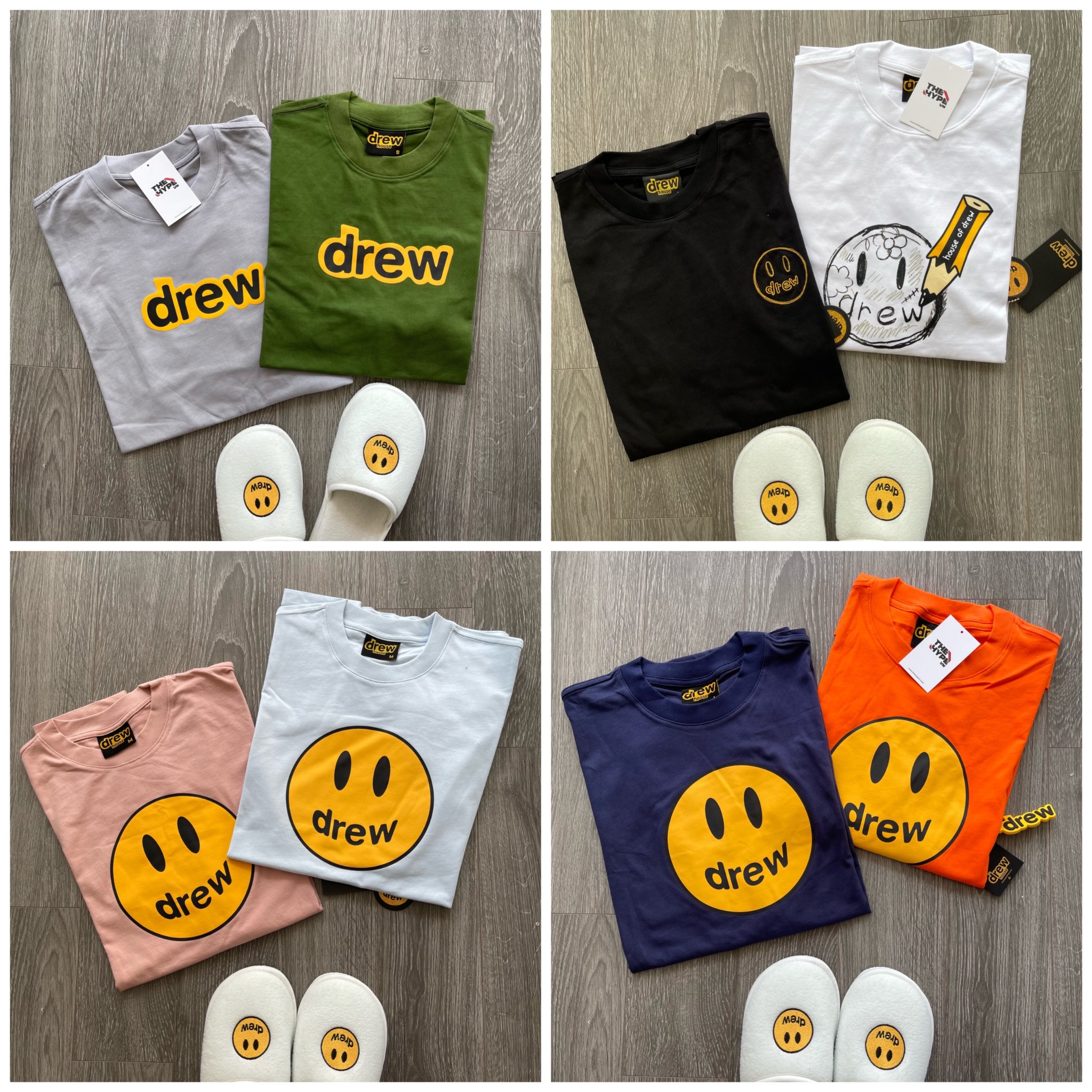 DREW TEE - Áo Drew Mascot (Black) [Mirror Quality]