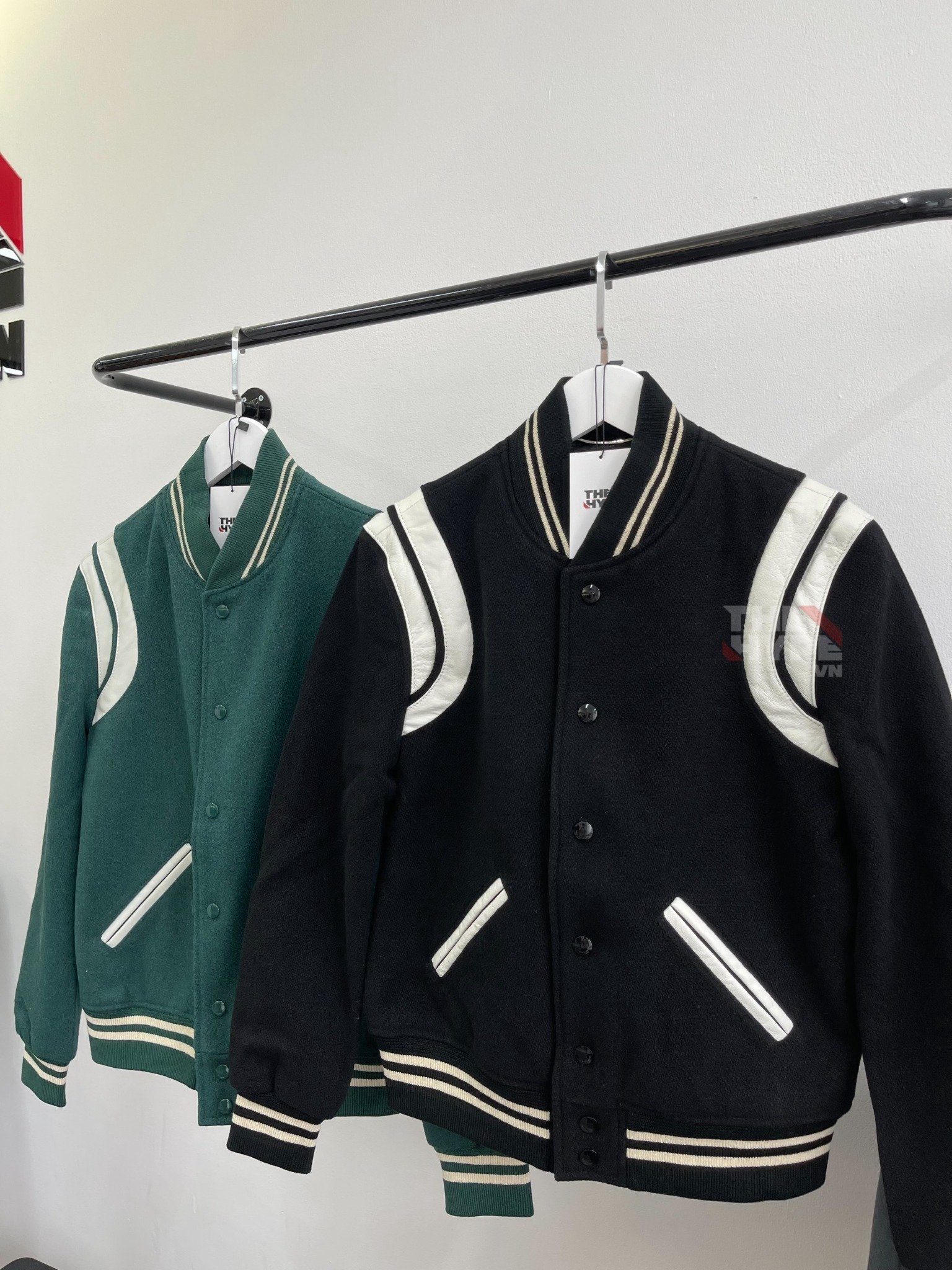 SAINT LAURENT JACKET - Áo khoác SLP Teddy (BLACK) [Mirror Quality]