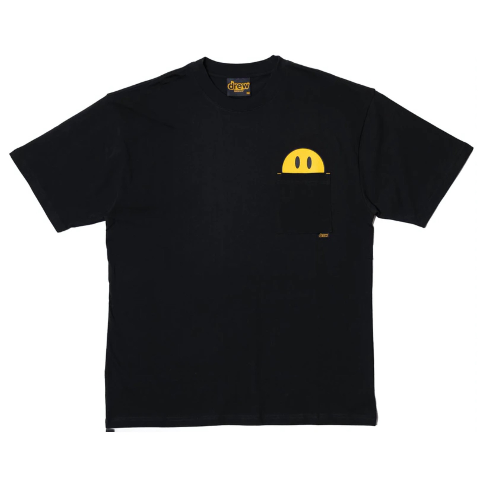 DREW TEE - Áo thun Drew Mini Mascot Pocket (Black) [Mirror Quality]