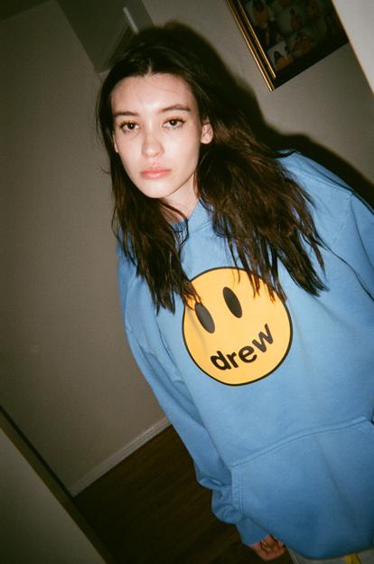 DREW HOODIE- Áo Hoodie Drew House Mascot (Sky Blue) [Mirror Quality]