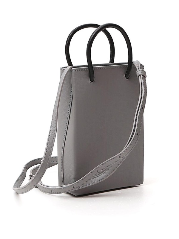 BALENCIAGA BAG - Túi Blcg Shopping Phone Holder (Grey) [Mirror Quality]
