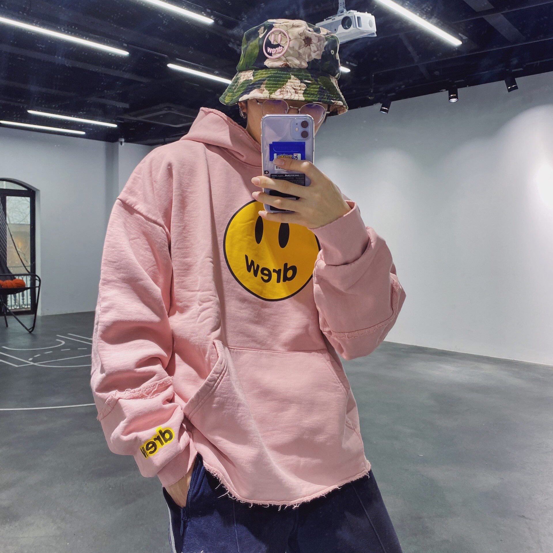 DREW HOODIE- Áo Hoodie Drew House Mascot (Dust Rose) [Mirror Quality]