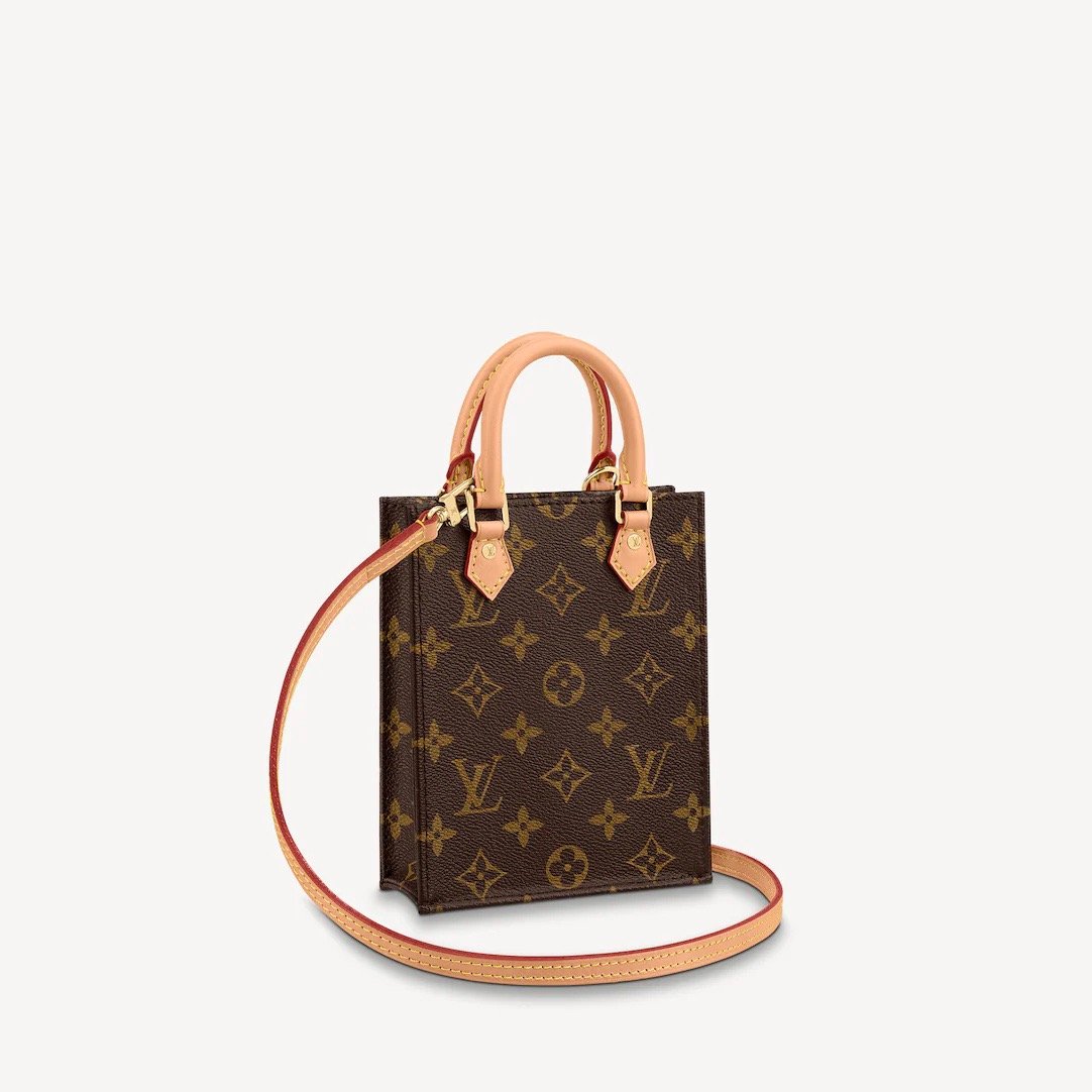 LOUIS VUITTON BAG - Túi LV Petit Sac Plat (Brown) [Mirror Quality]