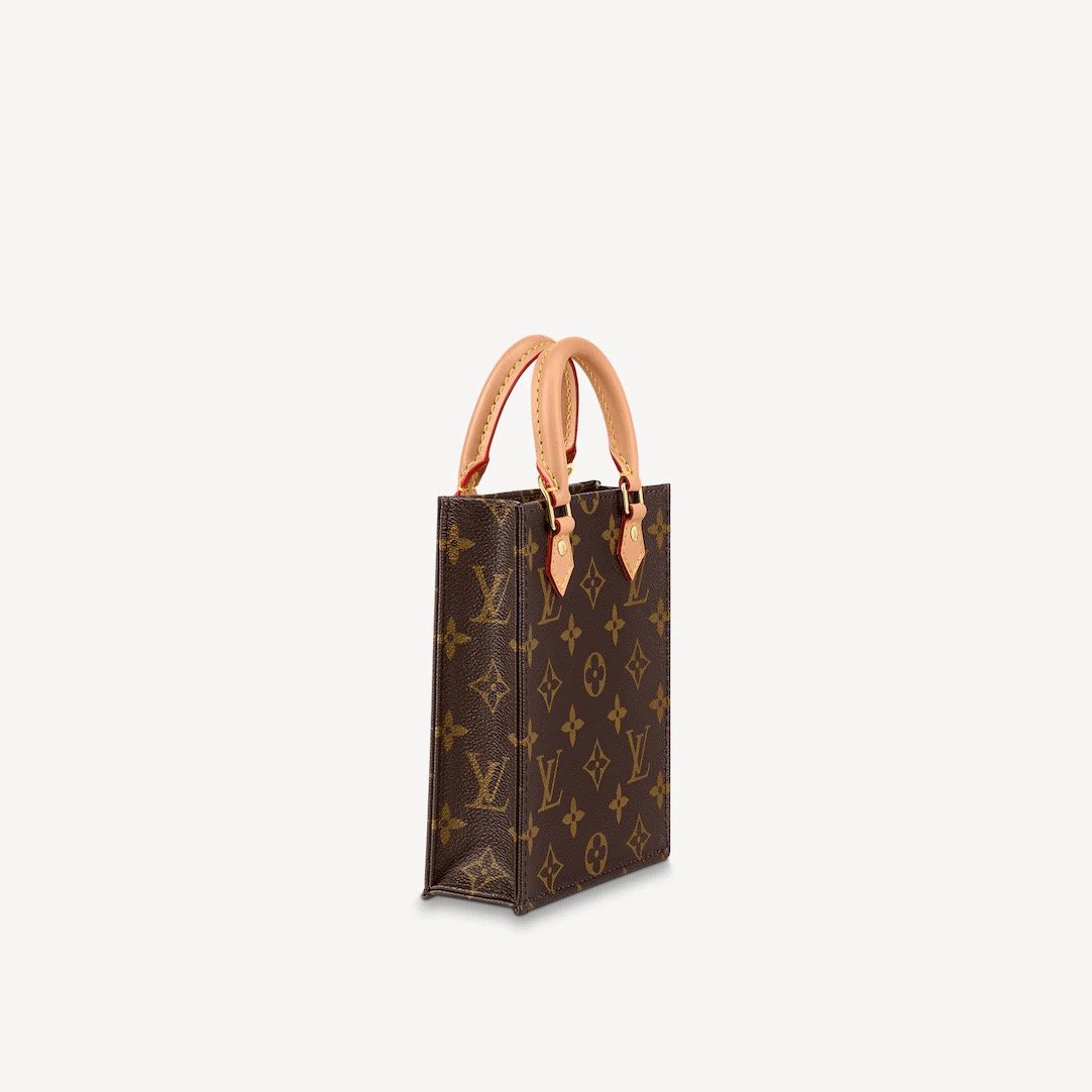 LOUIS VUITTON BAG - Túi LV Petit Sac Plat (Brown) [Mirror Quality]