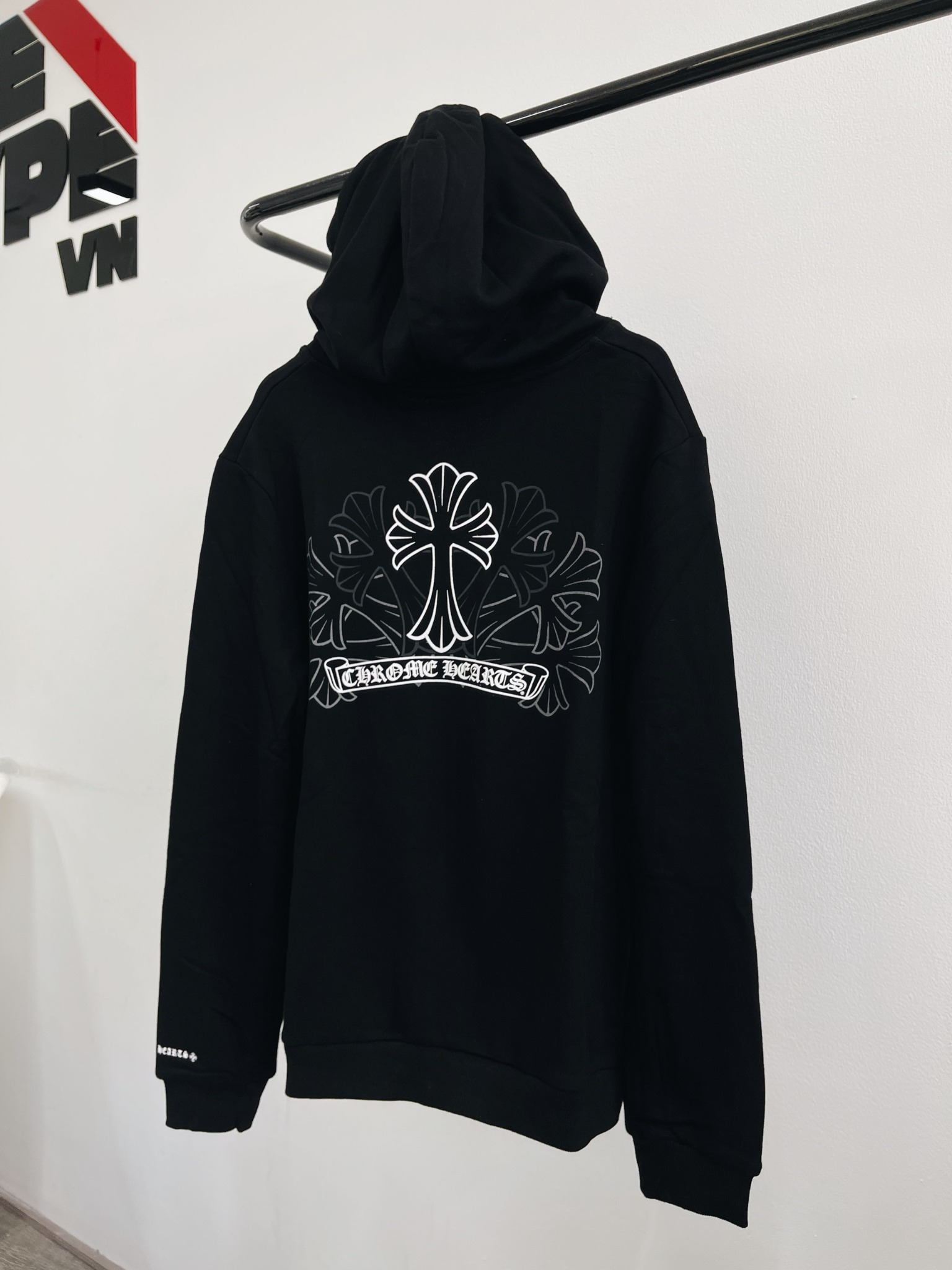 Chrome Hearts Zip Hoodie - Áo Zip Hoodie Chrome Hearts ( Black )