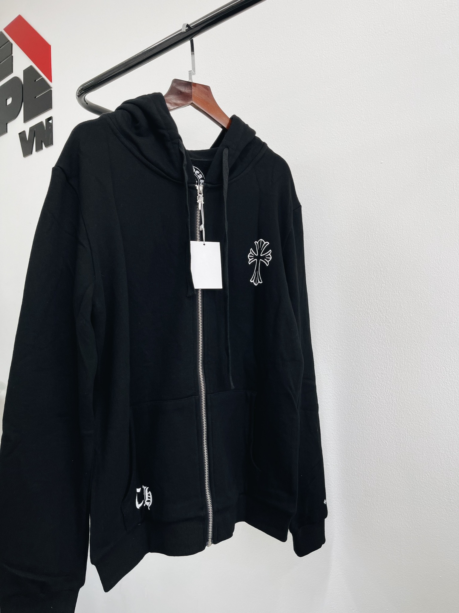 Chrome Hearts Zip Hoodie - Áo Zip Hoodie Chrome Hearts ( Black )