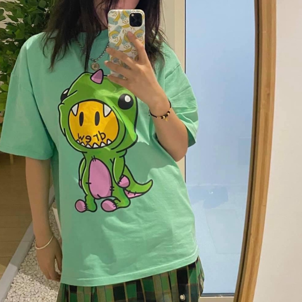 DREW TEE - Áo Drew House Dino (Mint) [Mirror Quality]
