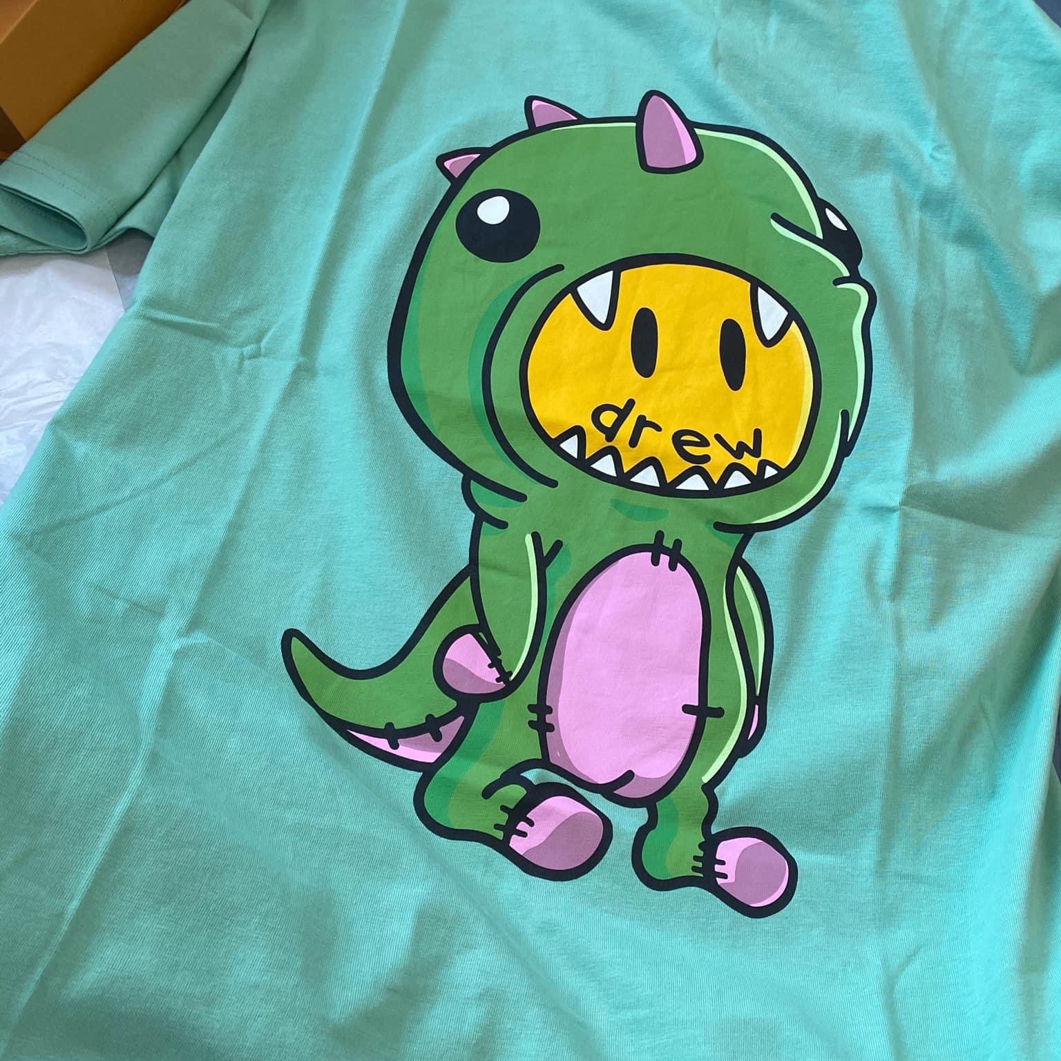 DREW TEE - Áo Drew House Dino (Mint) [Mirror Quality]