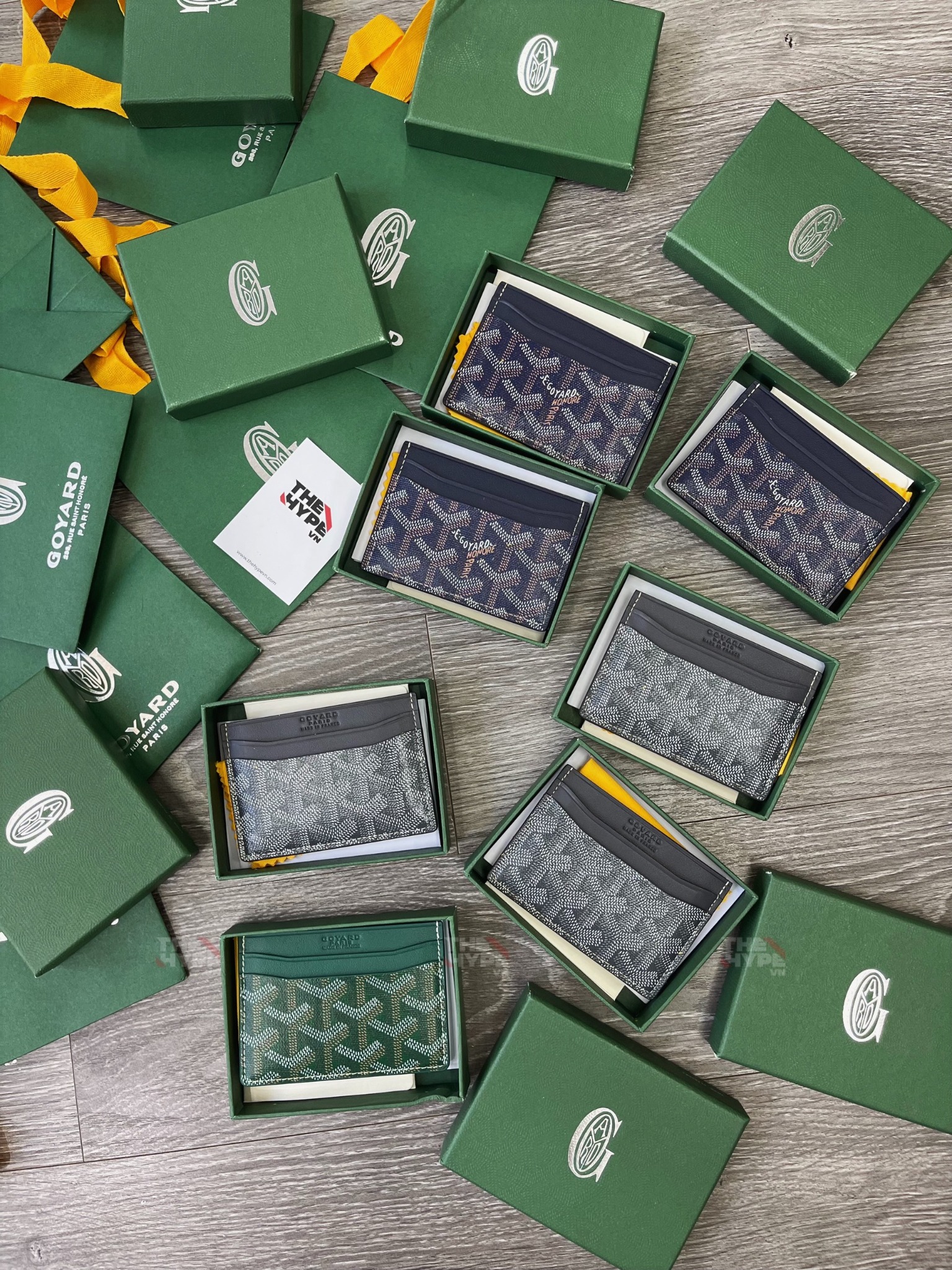 Card Holder Goyard Saint-Sulpice (Green) [Mirror quality]