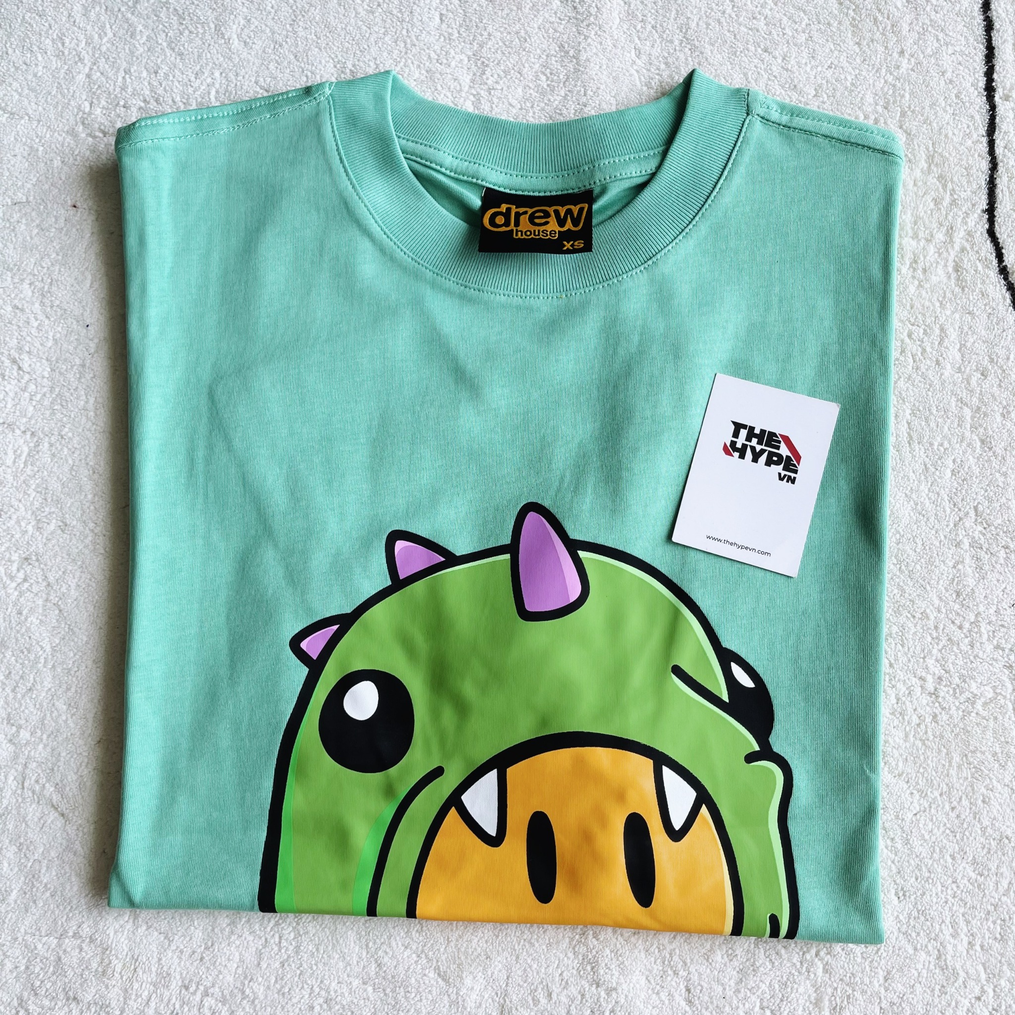 DREW TEE - Áo Drew House Dino (Mint) [Mirror Quality]
