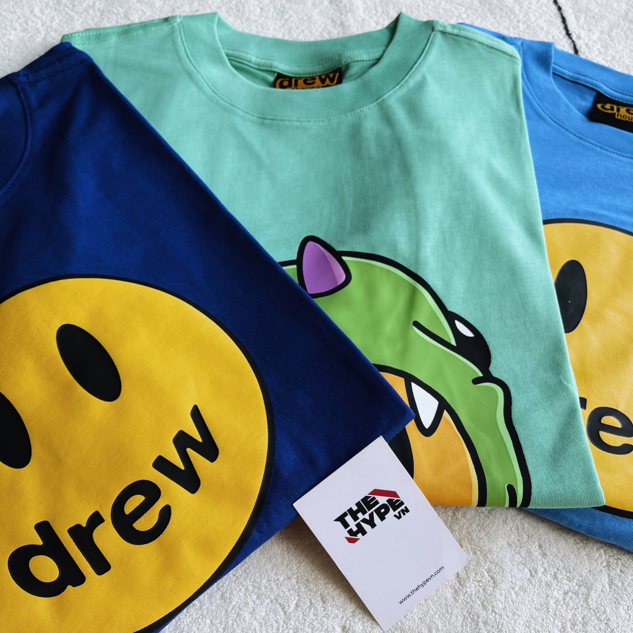 DREW TEE - Áo Drew House Dino (Mint) [Mirror Quality]