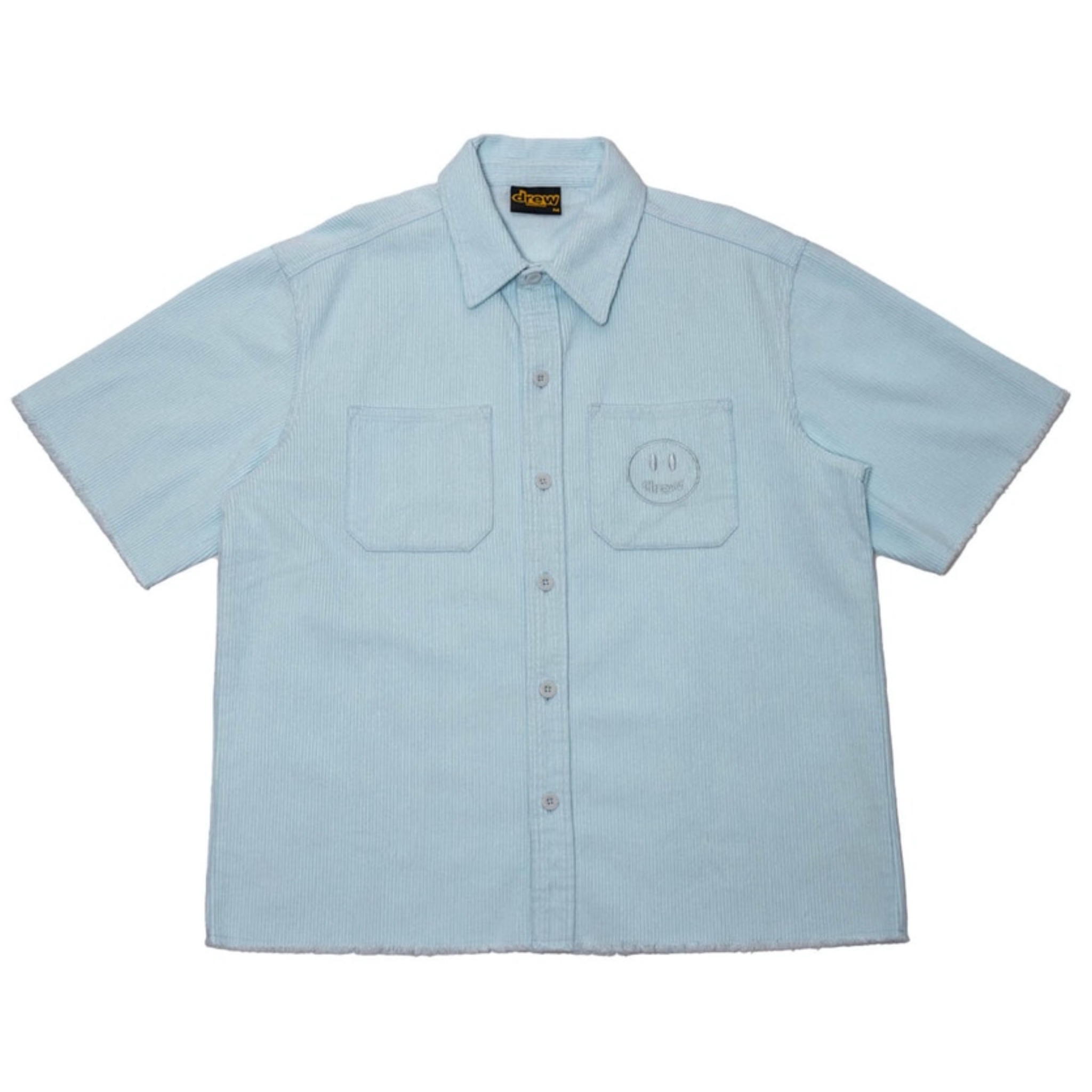 DREW SHIRT - Áo Sơ Mi Drew House Coduroy (Baby Blue) [Mirror Quality]
