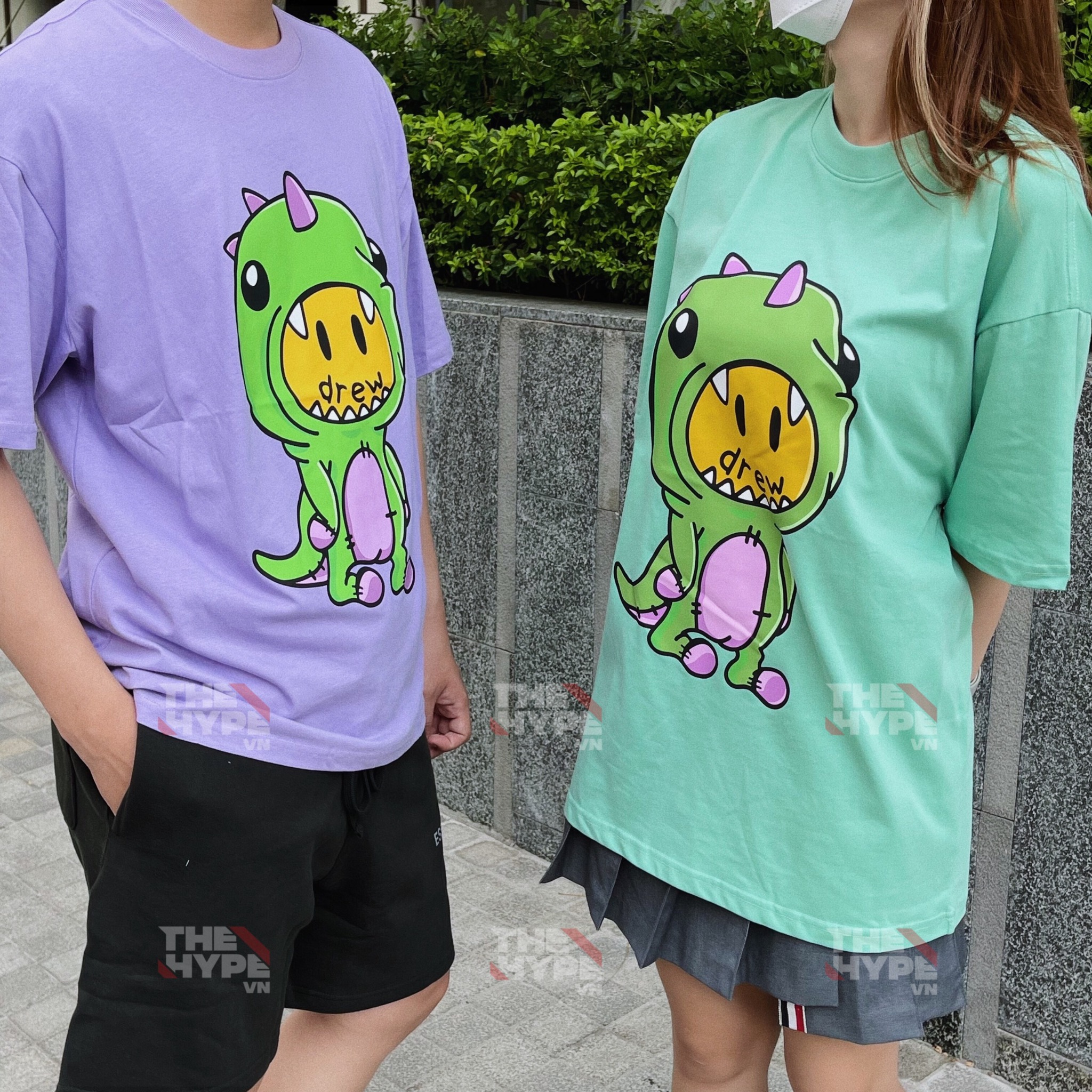 DREW TEE - Áo Drew House Dino (Lavender) [Mirror Quality]